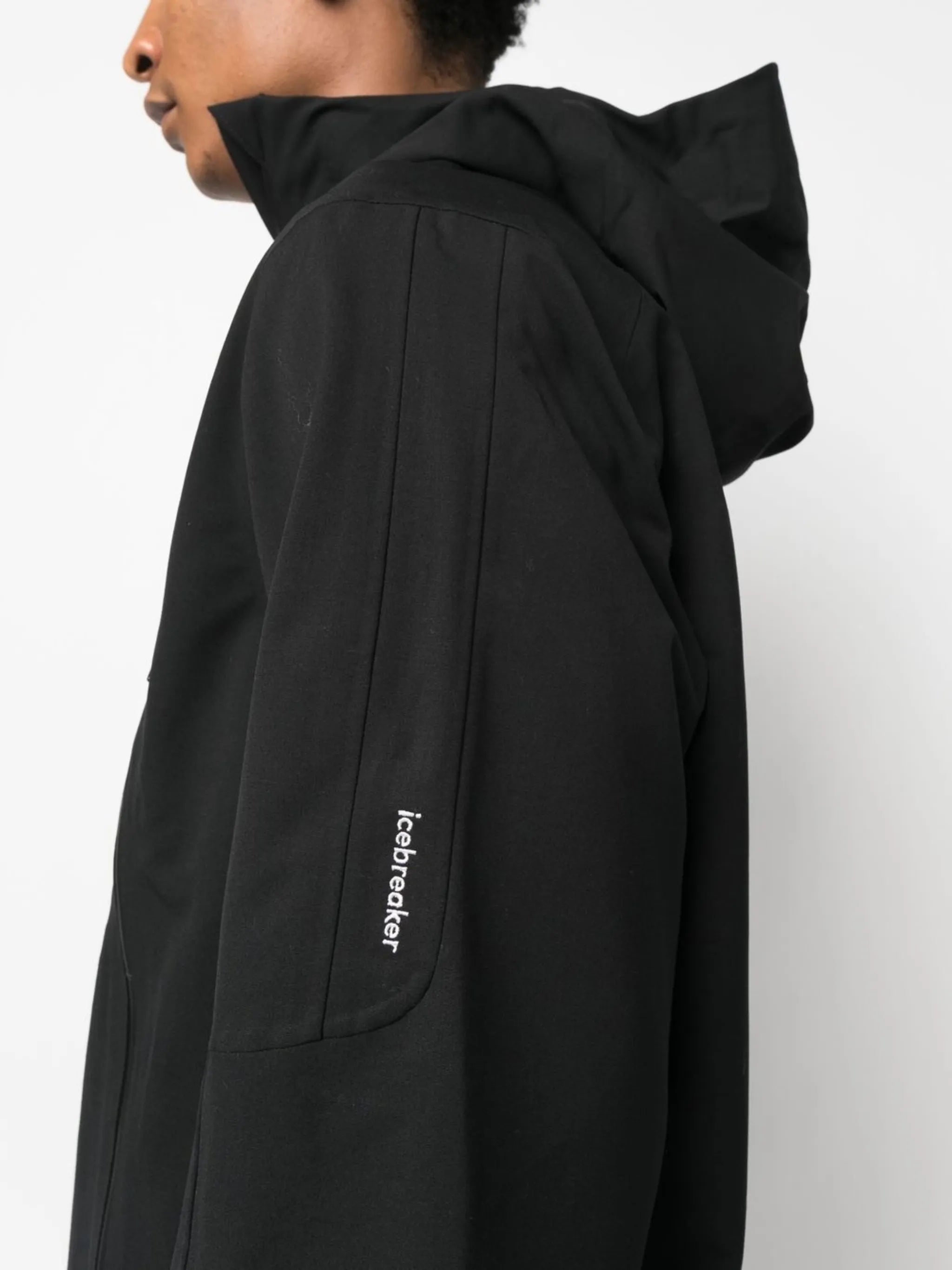 lightweight hooded shell jacket