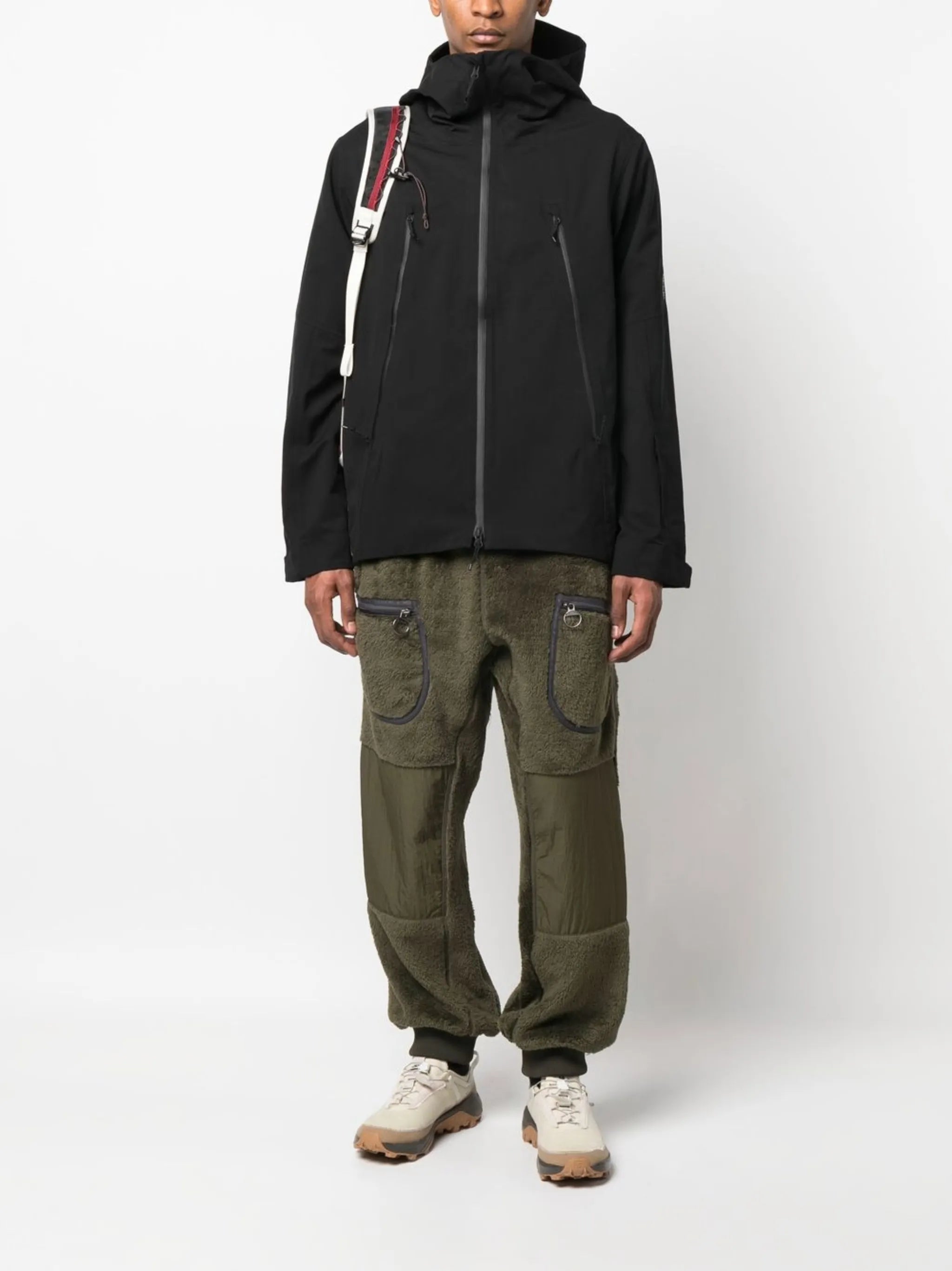 lightweight hooded shell jacket