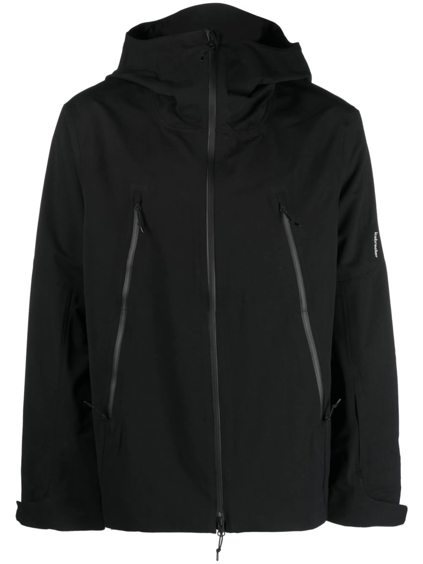 lightweight hooded shell jacket