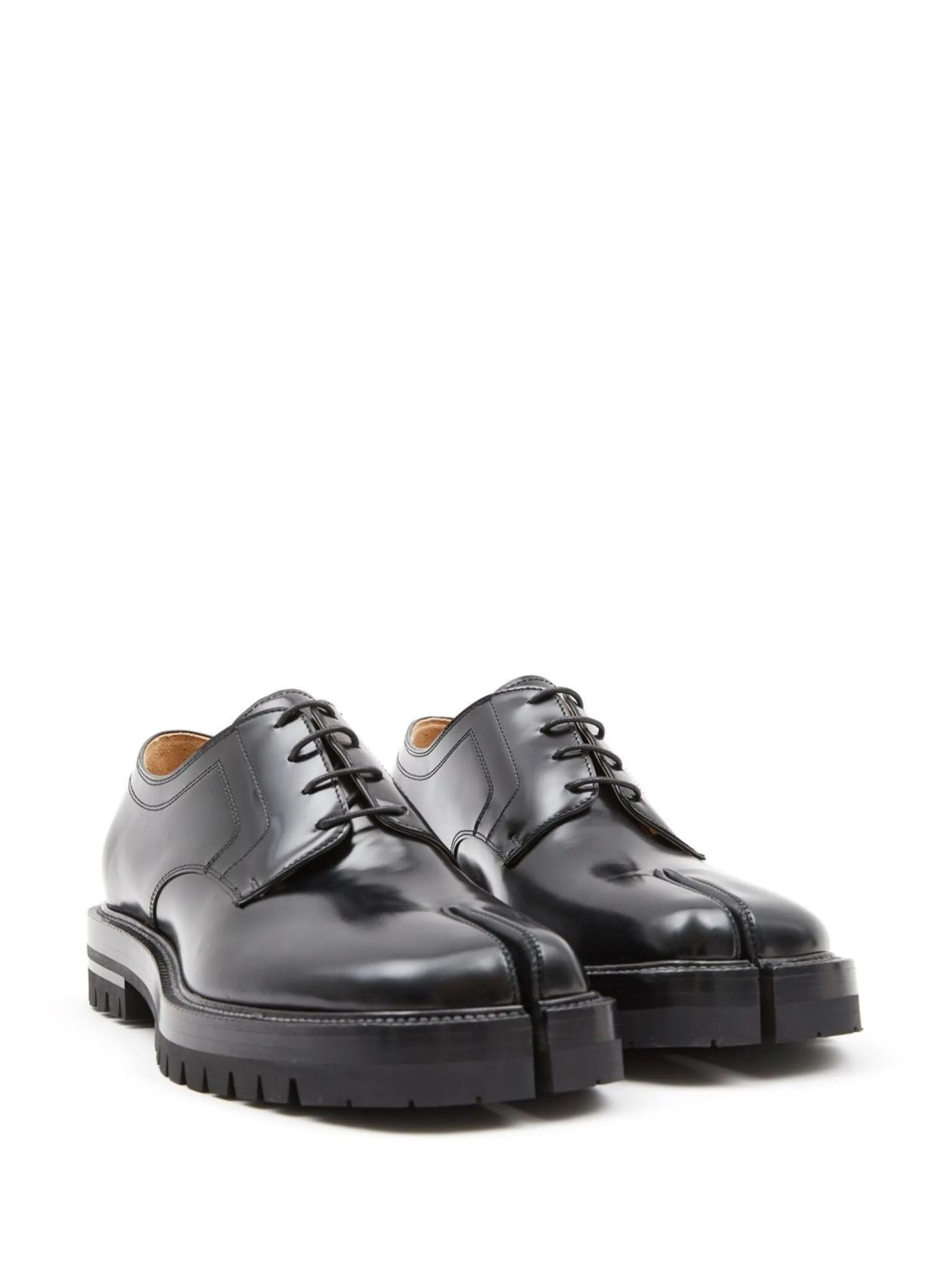 Tabi leather Derby shoes