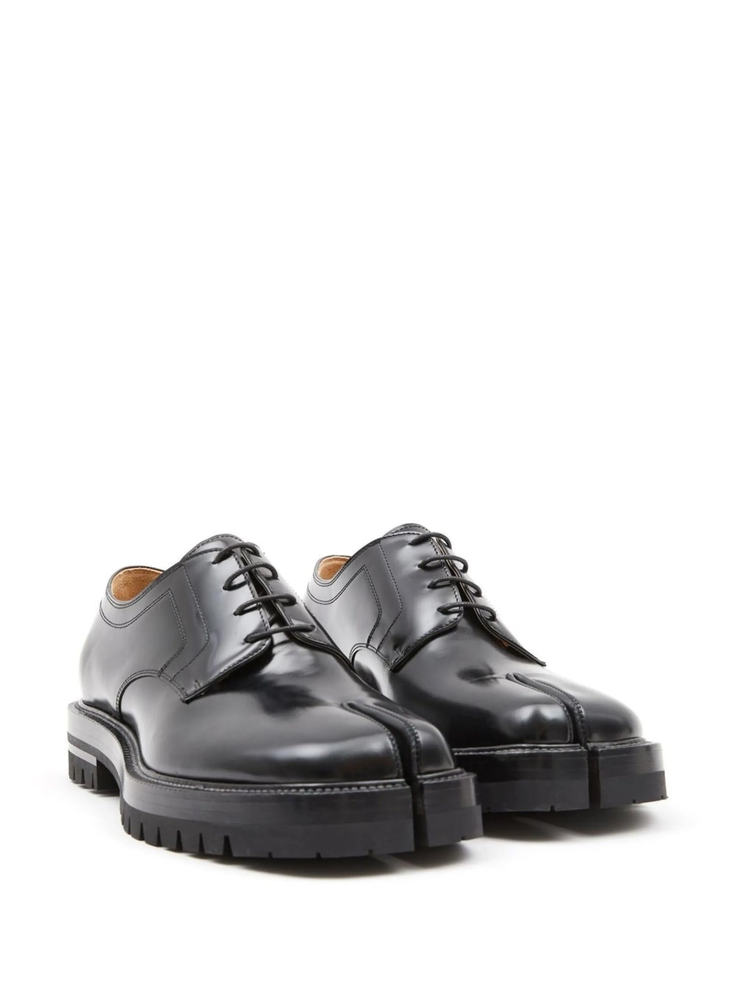 Tabi leather Derby shoes
