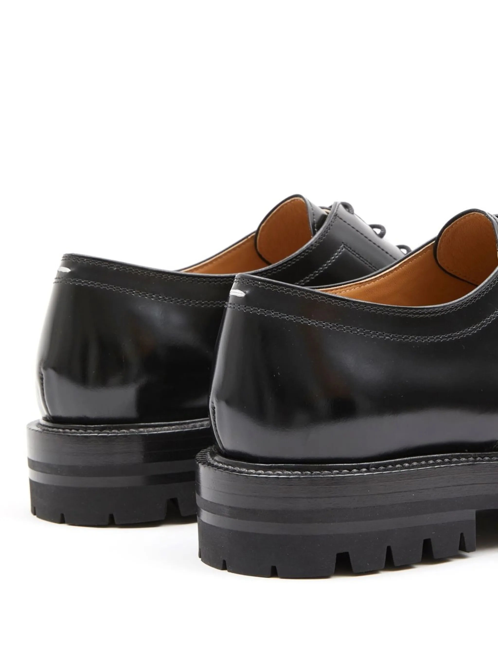 Tabi leather Derby shoes
