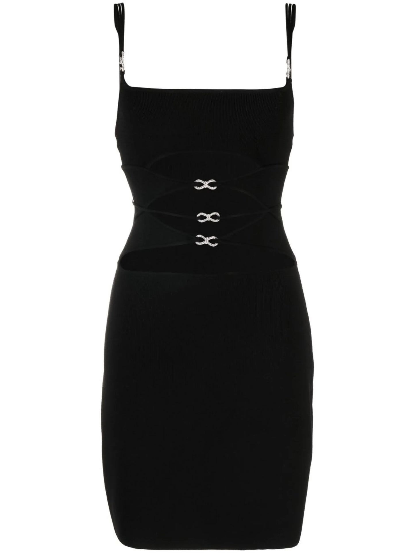 cut-out detail midi dress