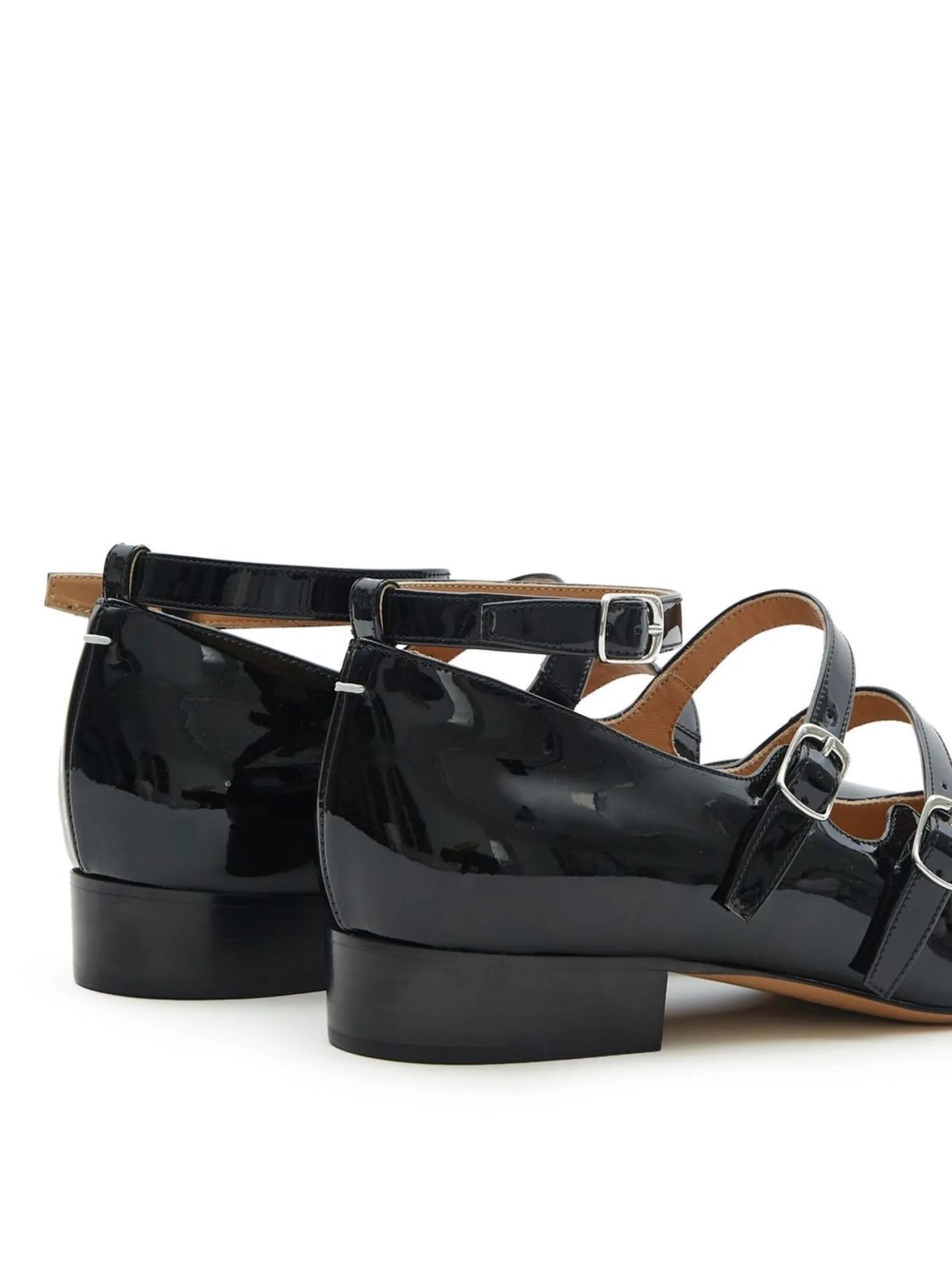 Barbs strap-detail ballerina shoes