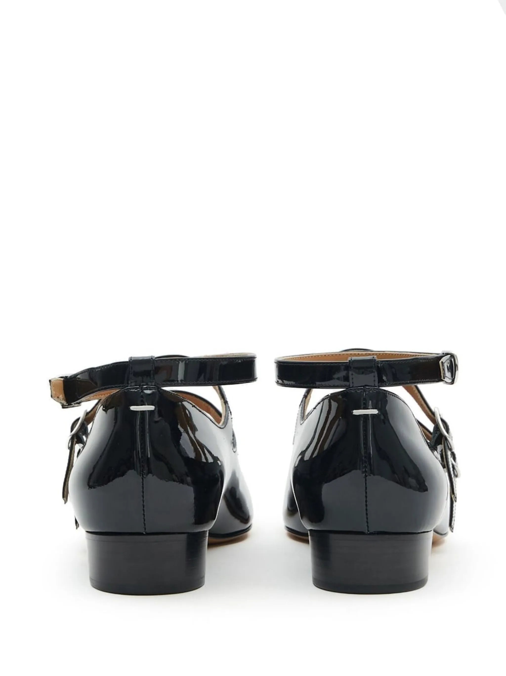 Barbs strap-detail ballerina shoes