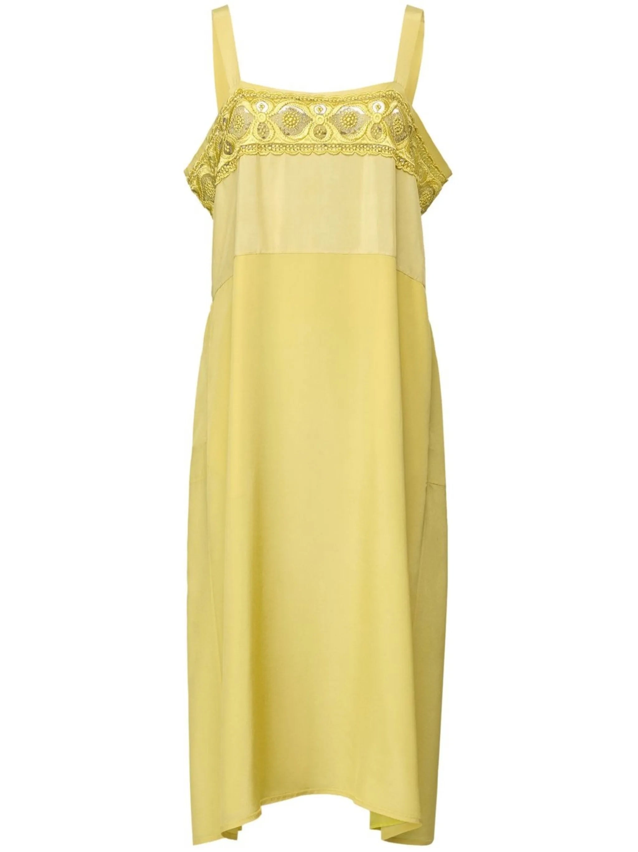 embroidered midi dress