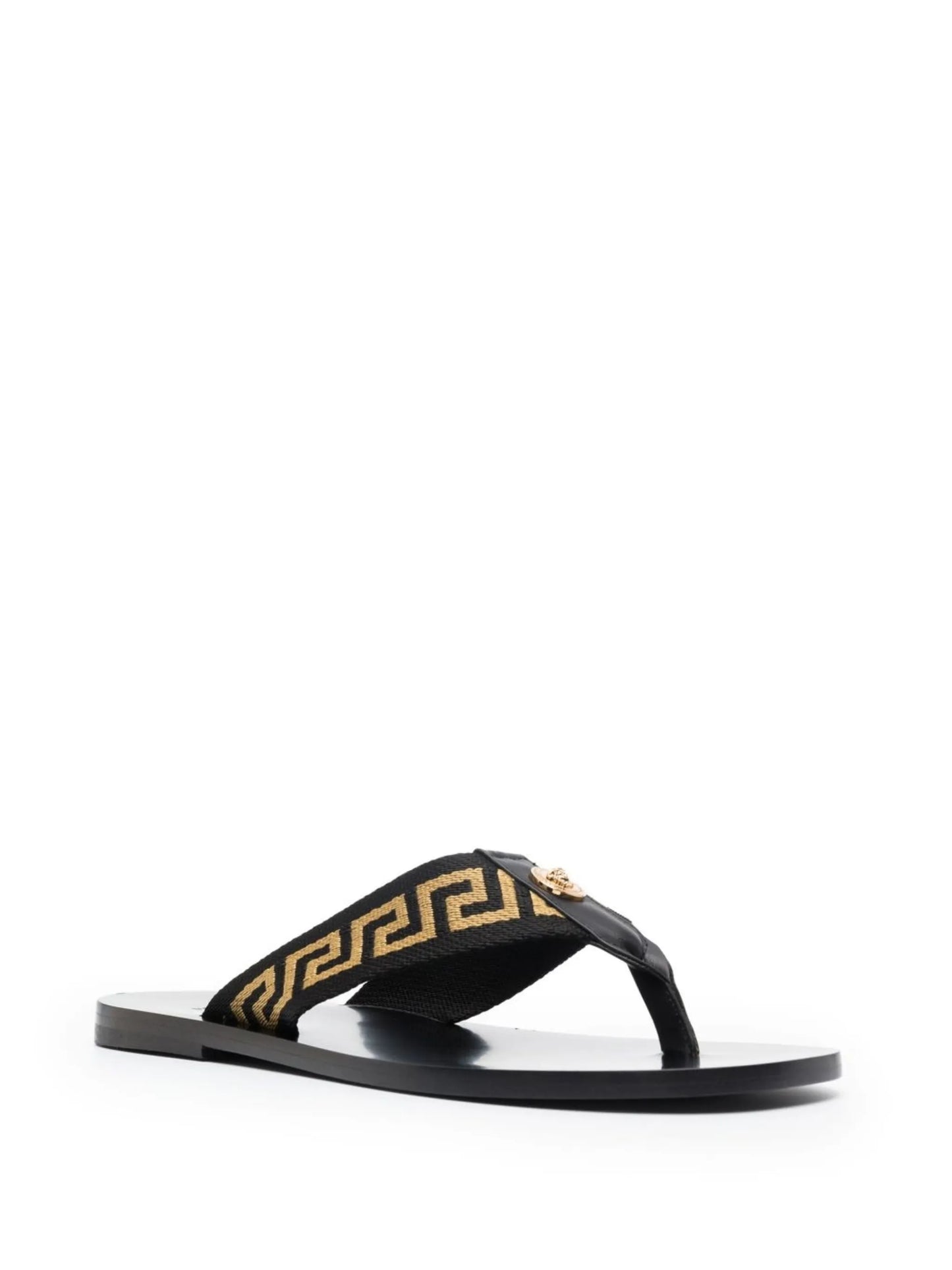 Greca pattern flip-flops