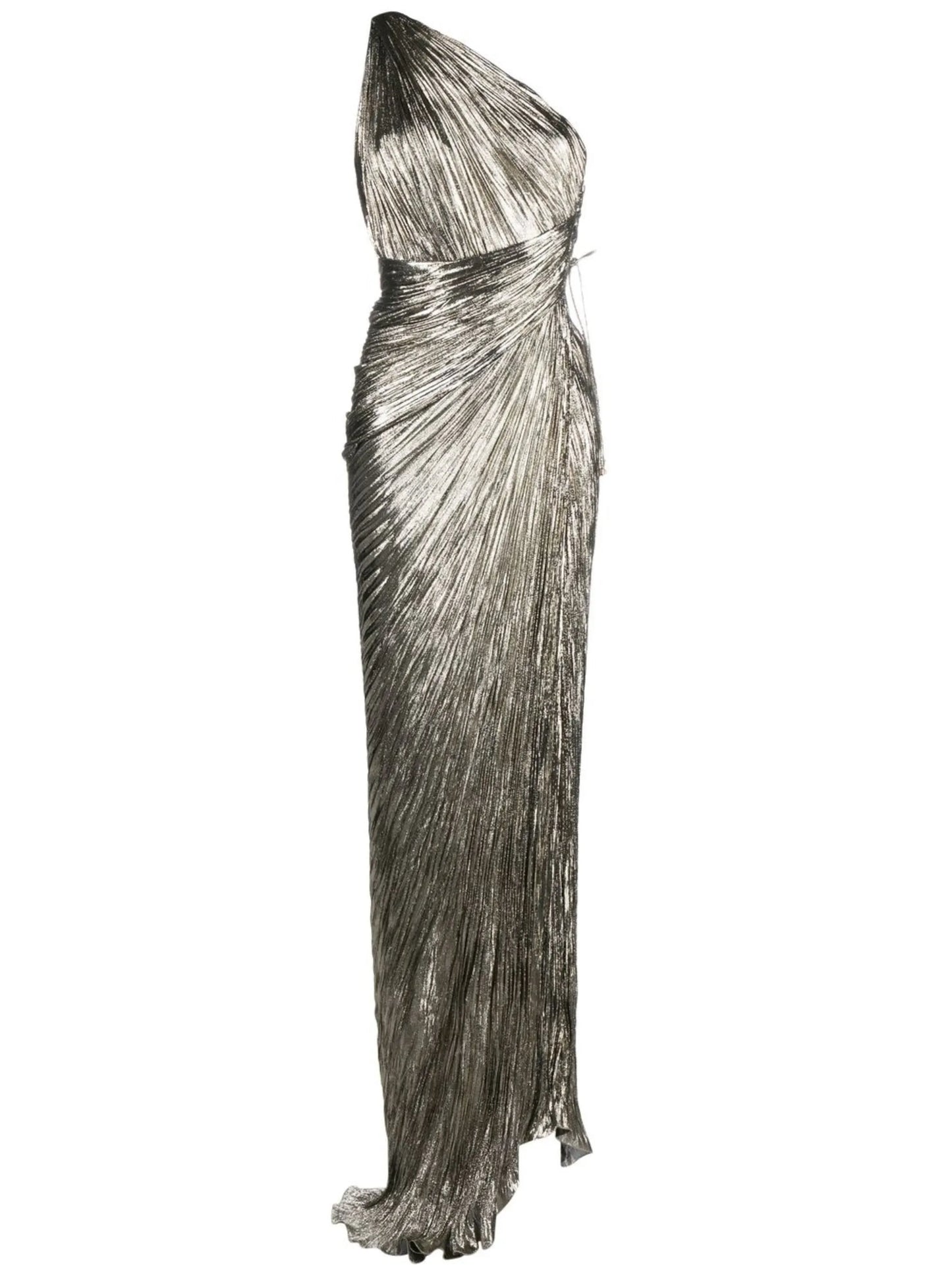 Jolene plissé gown