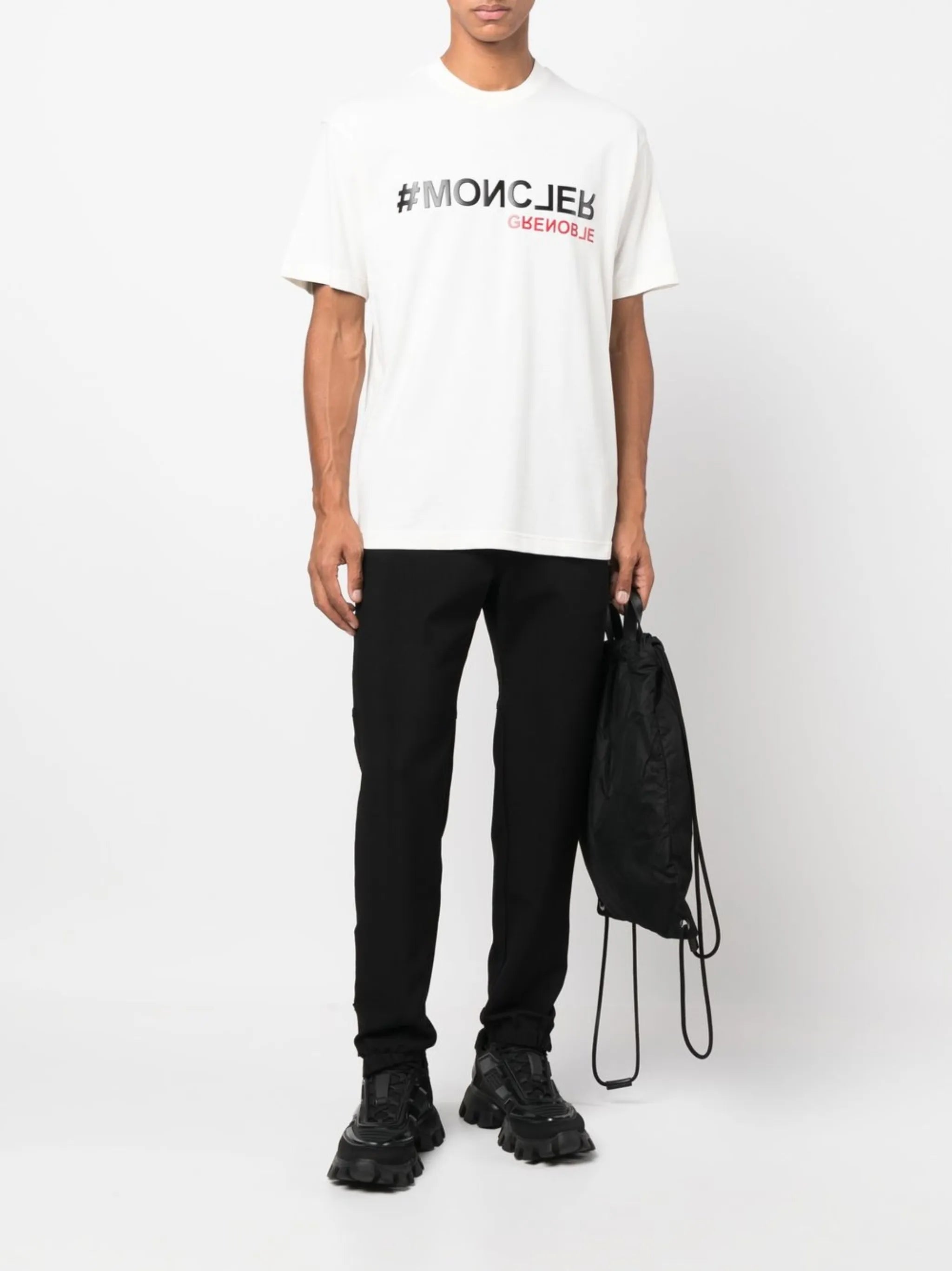 hashtag-print T-shirt