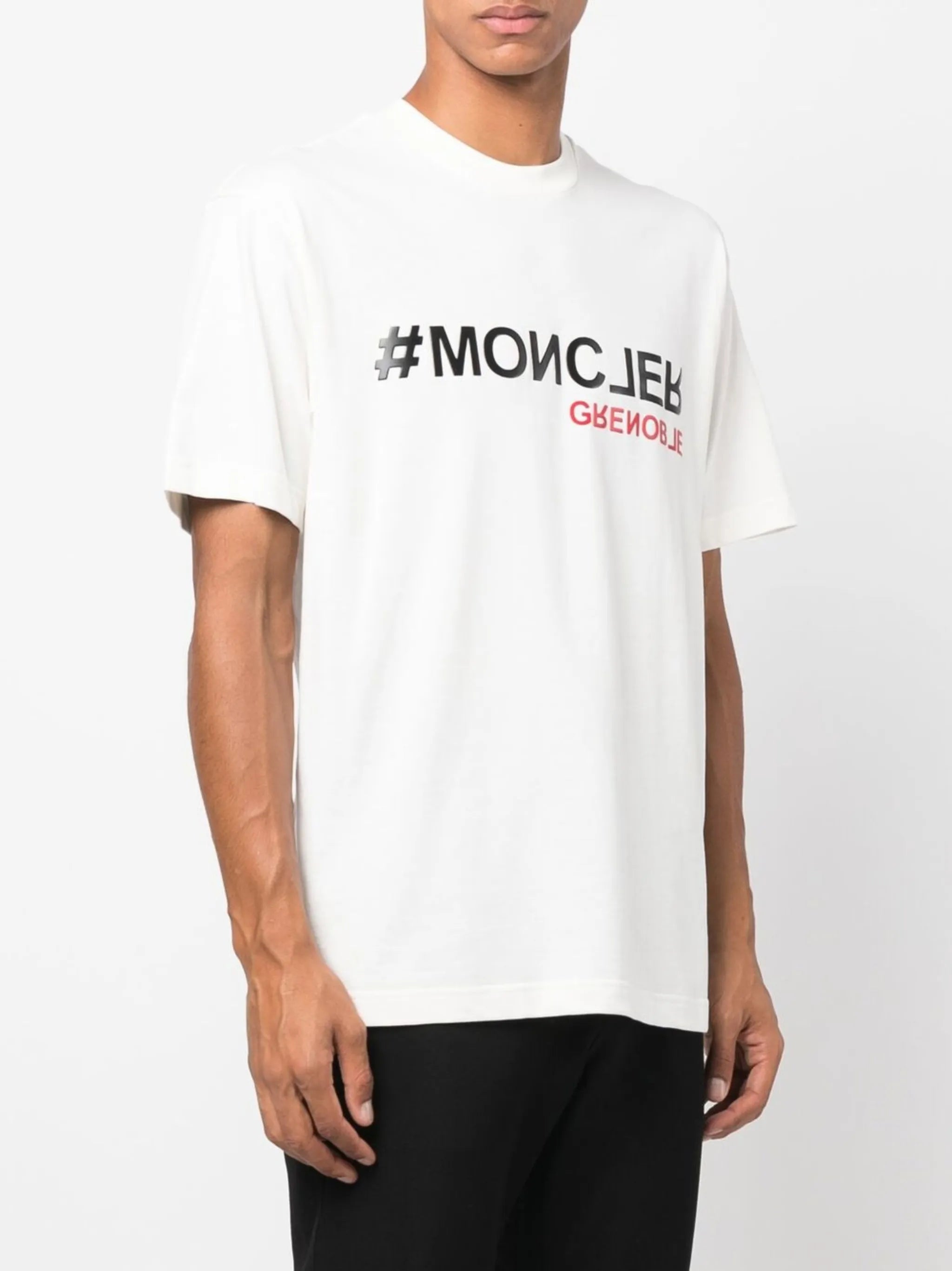 hashtag-print T-shirt