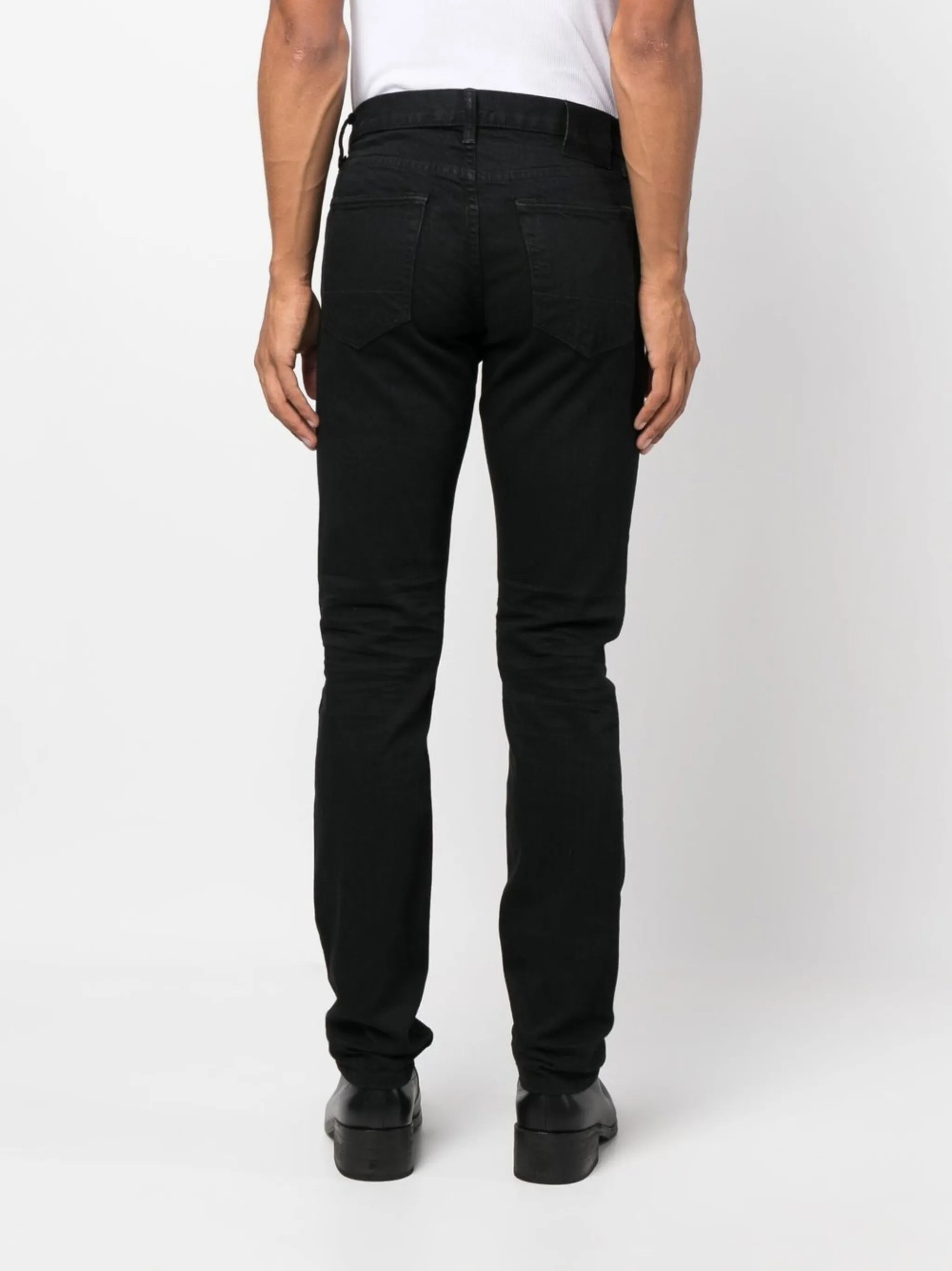 straight-leg jeans