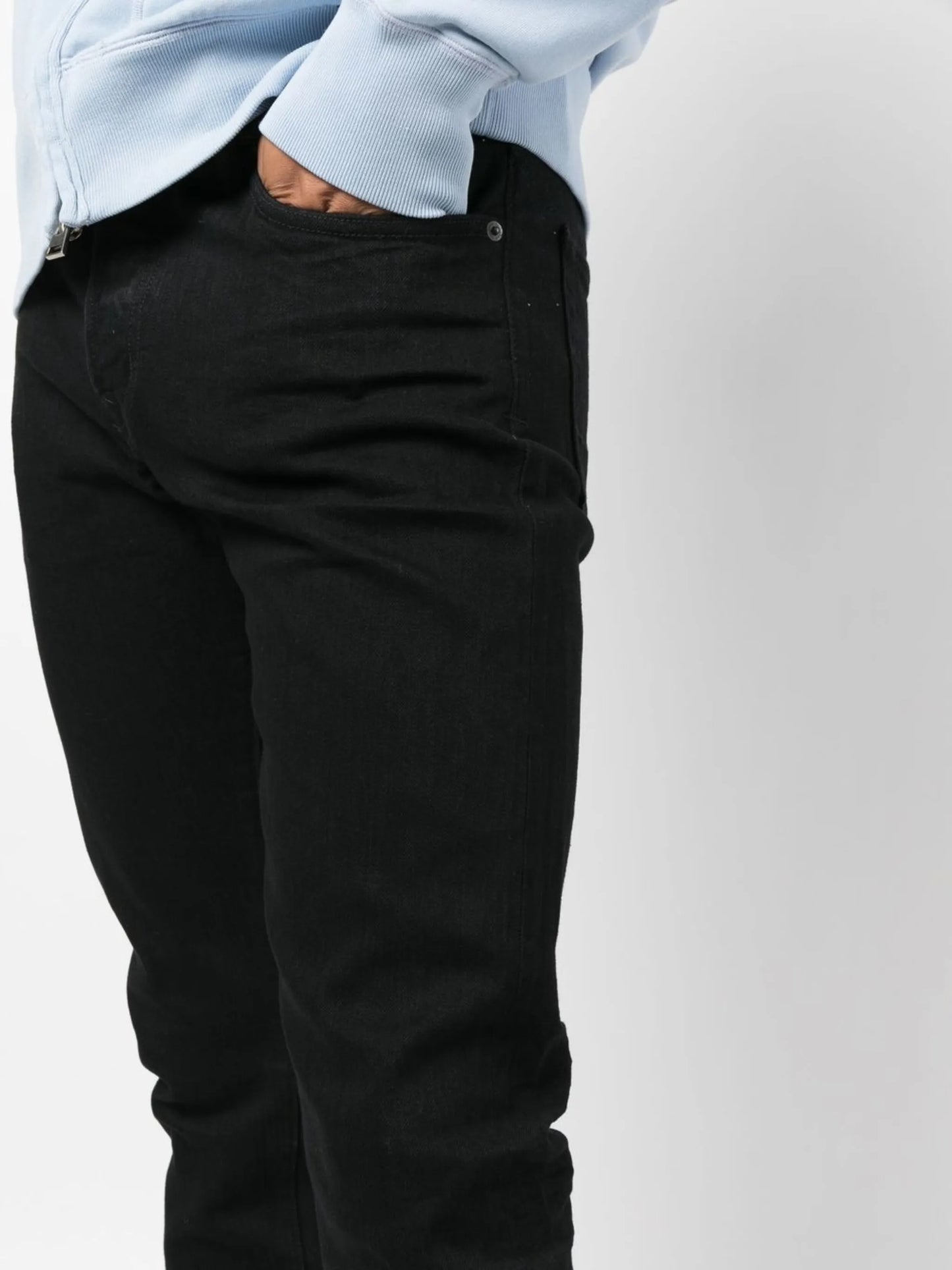 straight-leg jeans