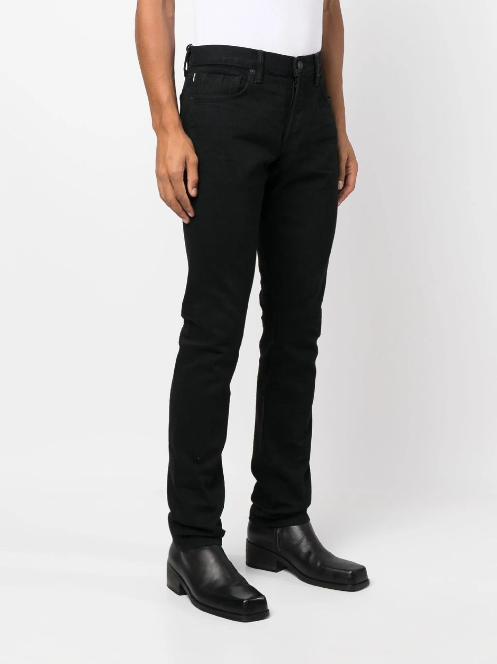 straight-leg jeans