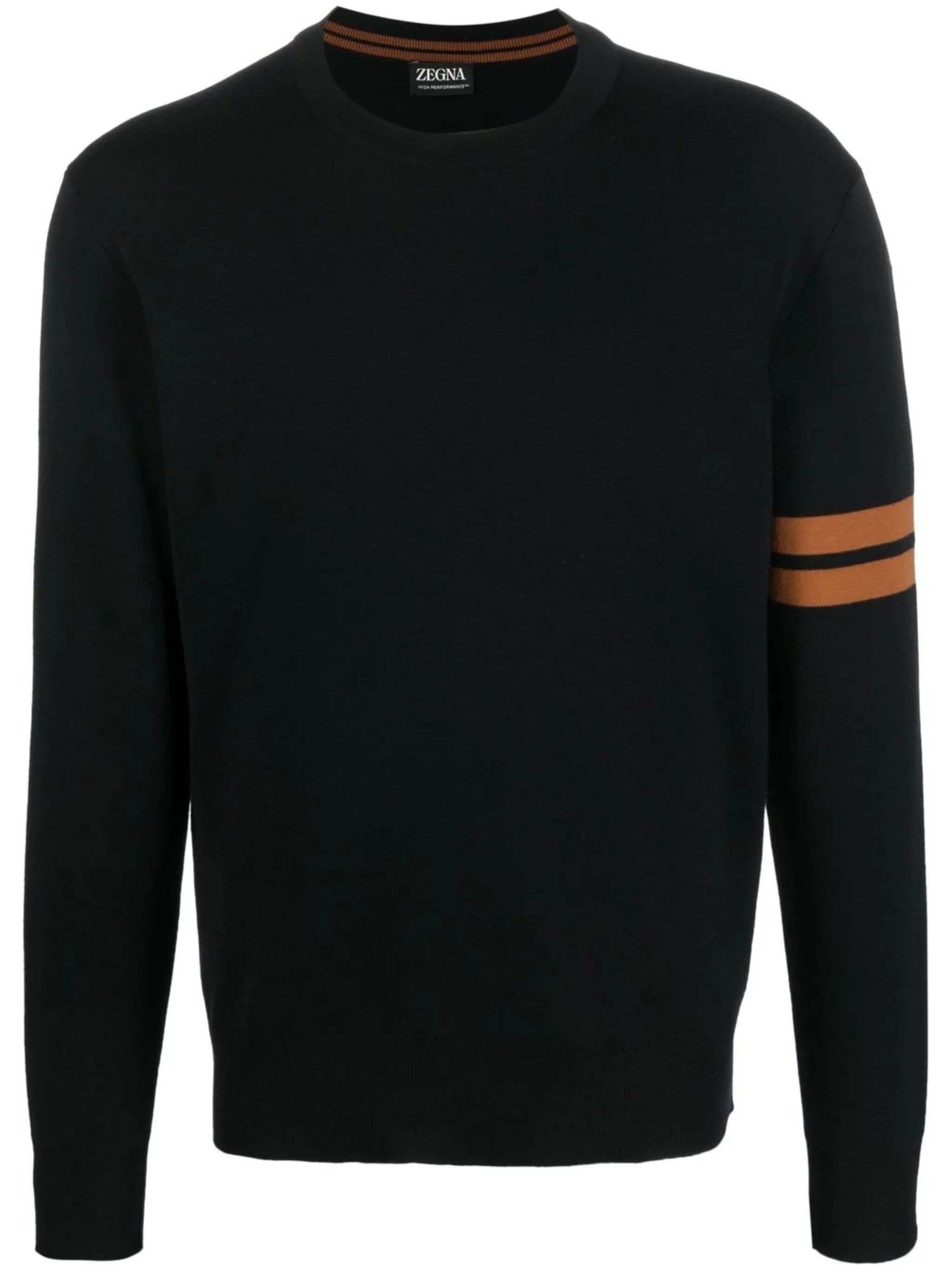 long-sleeve crew-neck jumper