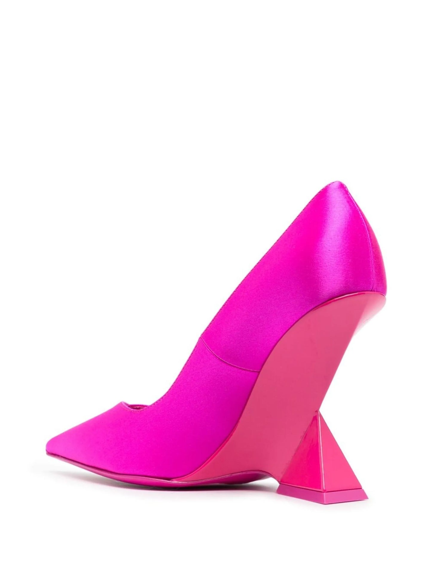 sculpted high-heel pumps
