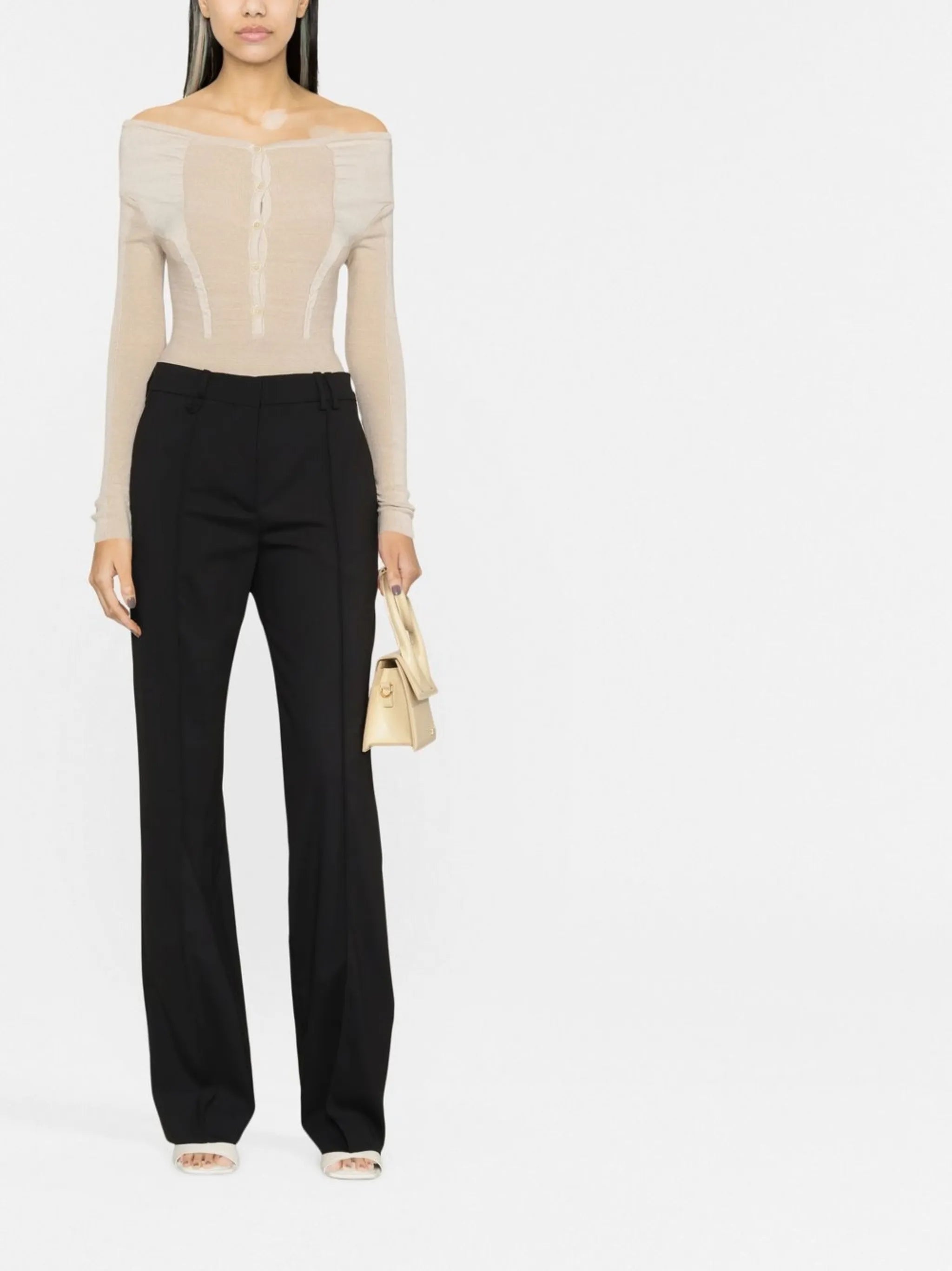 Camargue wide-leg tailored trousers