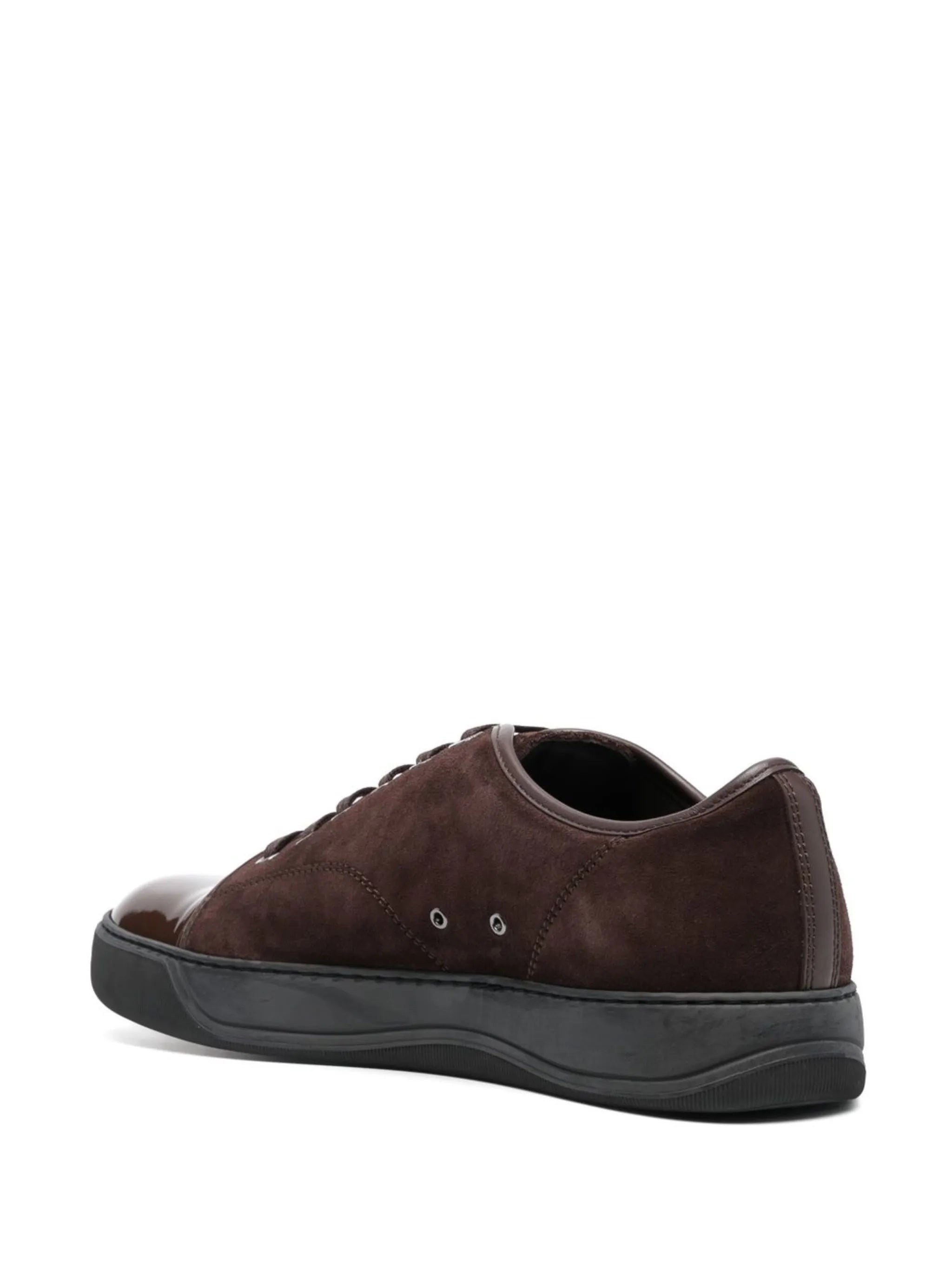 suede low-top trainers