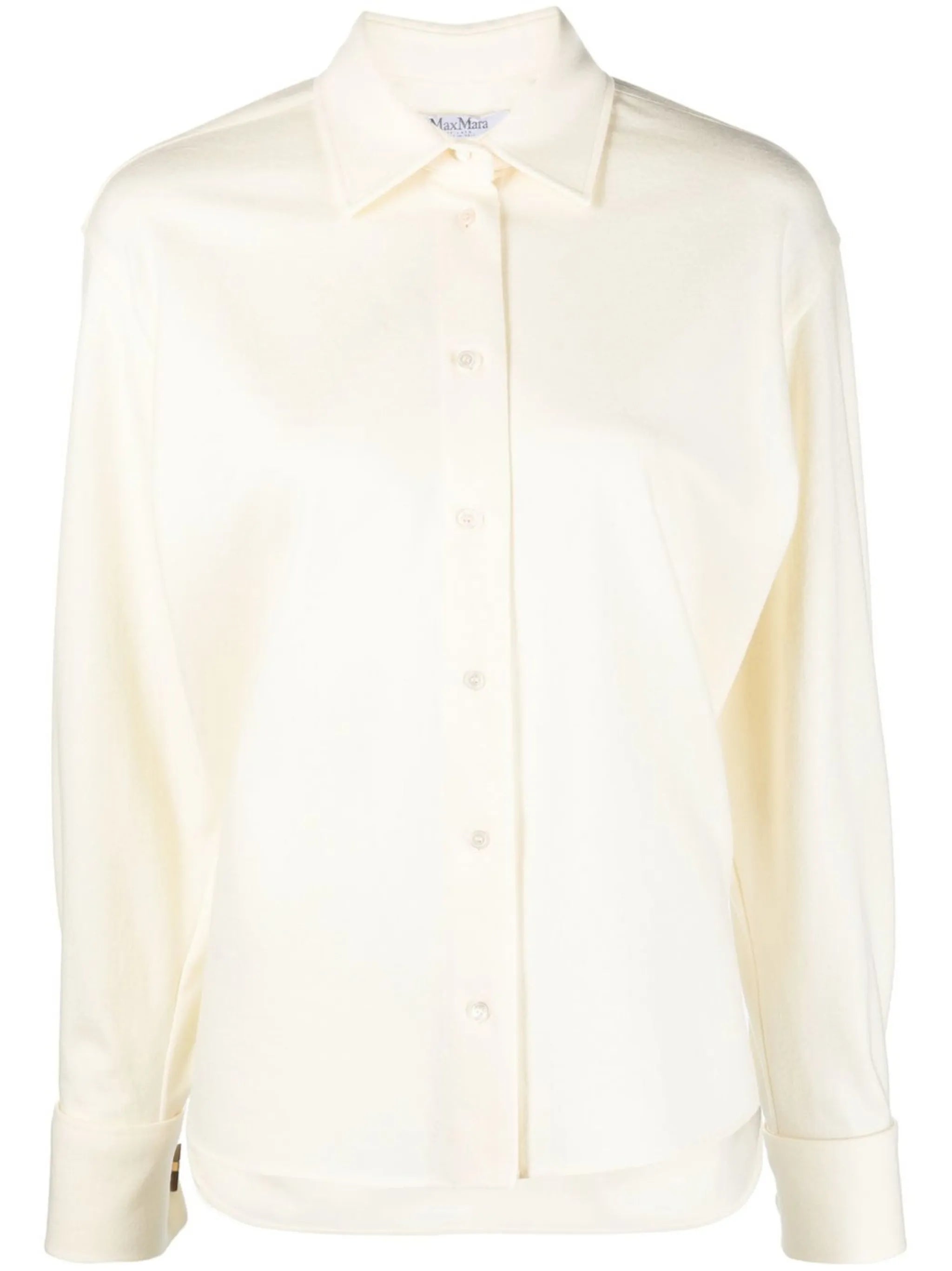 virgin-wool long-sleeve shirt