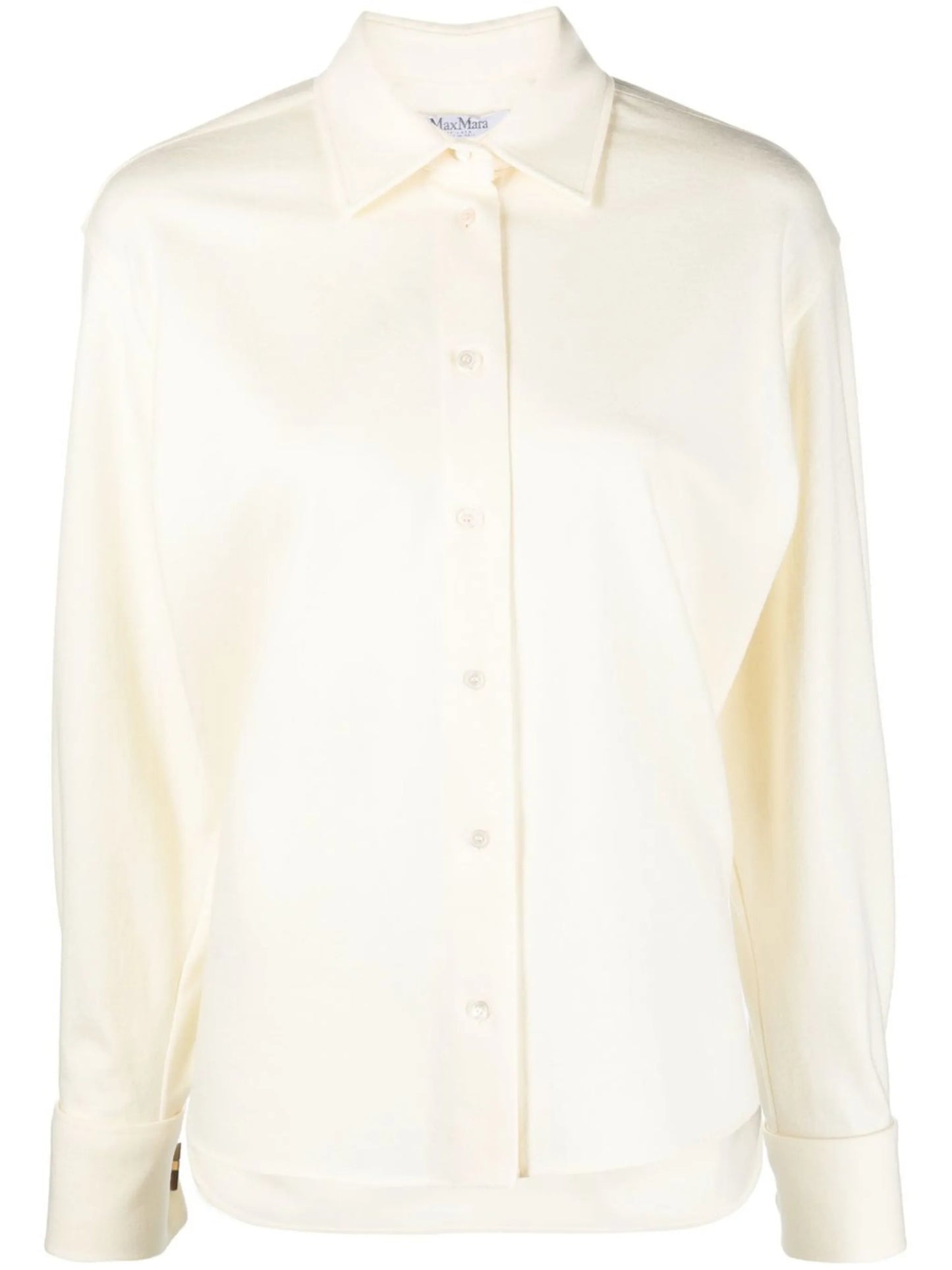 virgin-wool long-sleeve shirt
