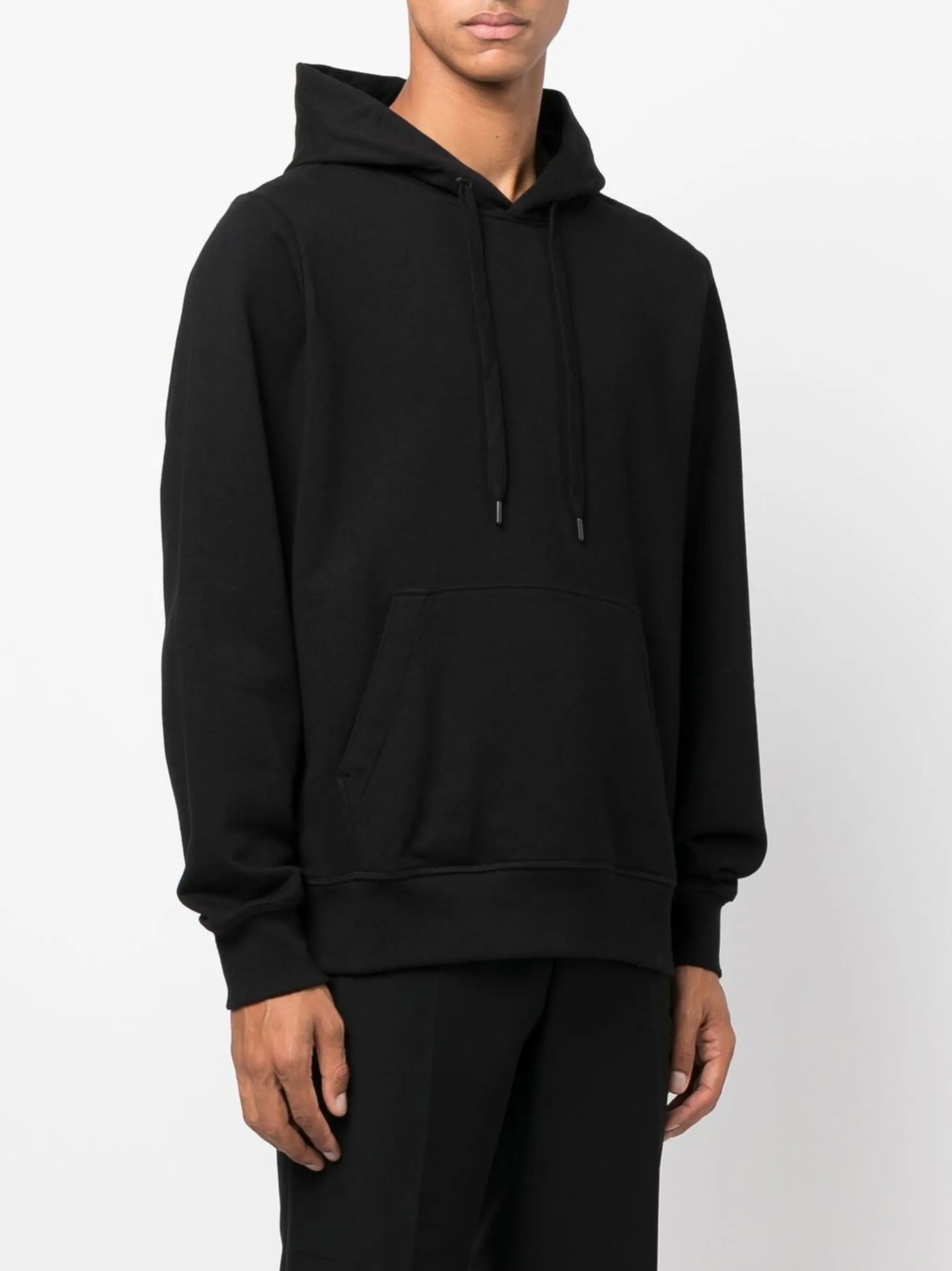 logo drawstring hoodie