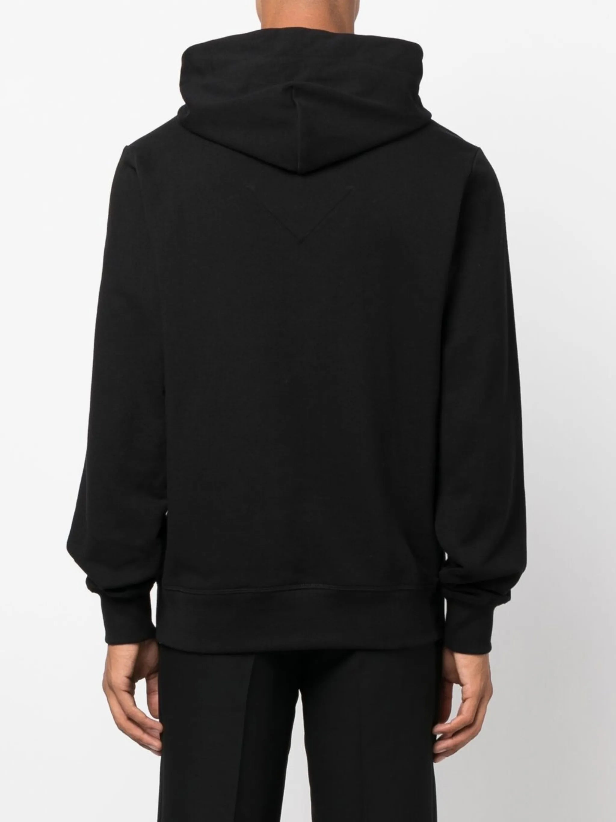 logo drawstring hoodie