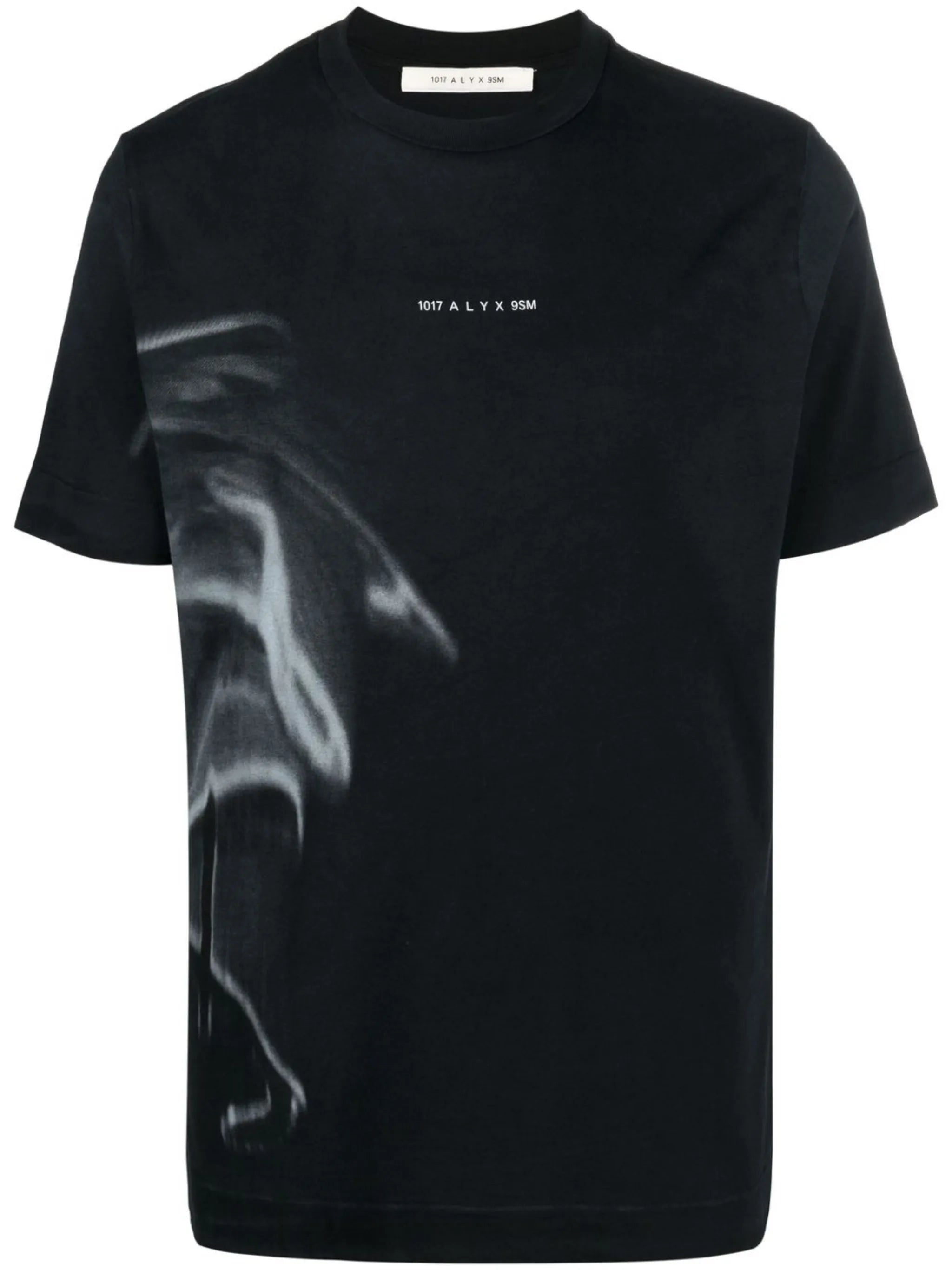 logo smoke cotton T-shirt