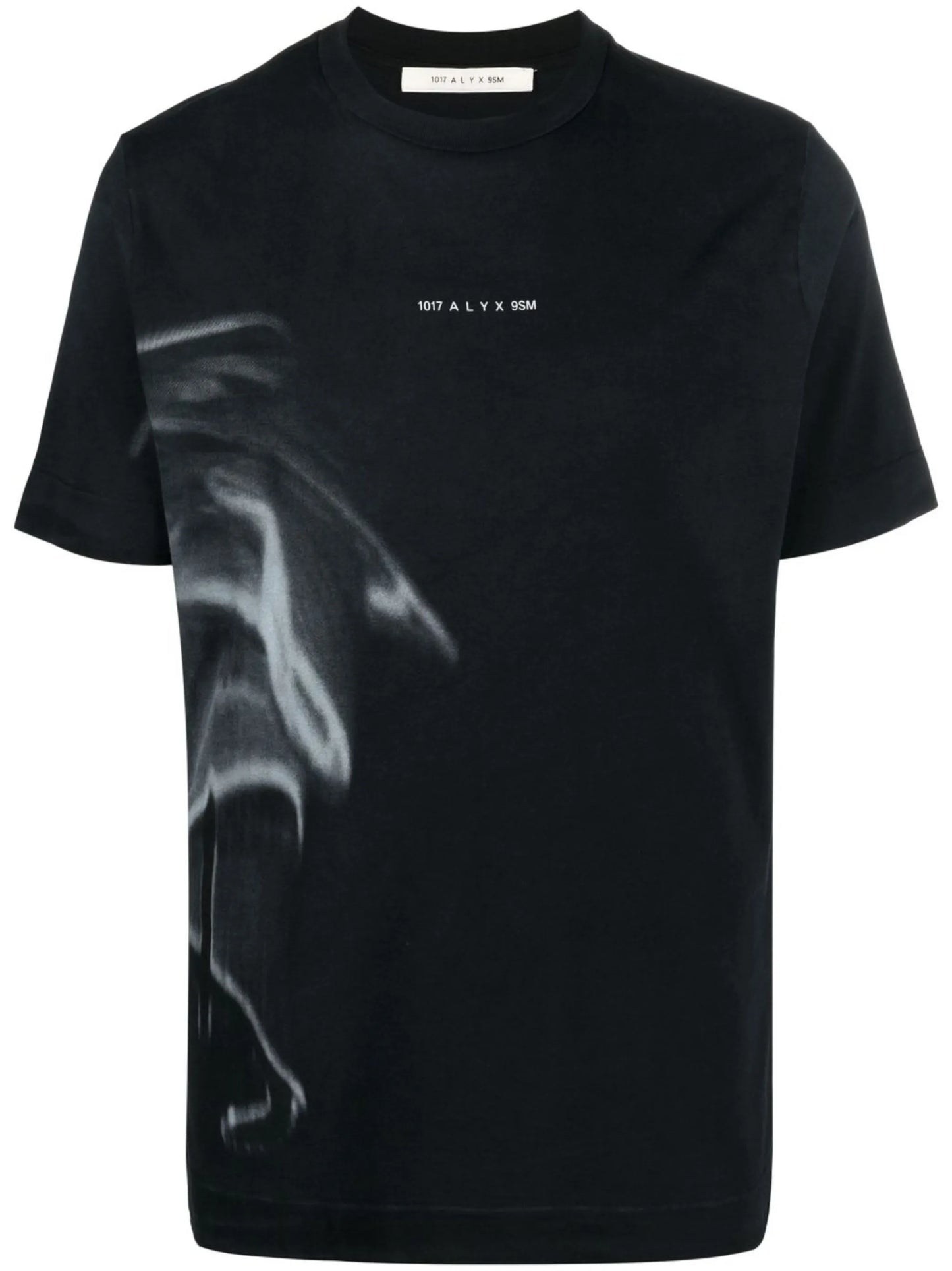 logo smoke cotton T-shirt