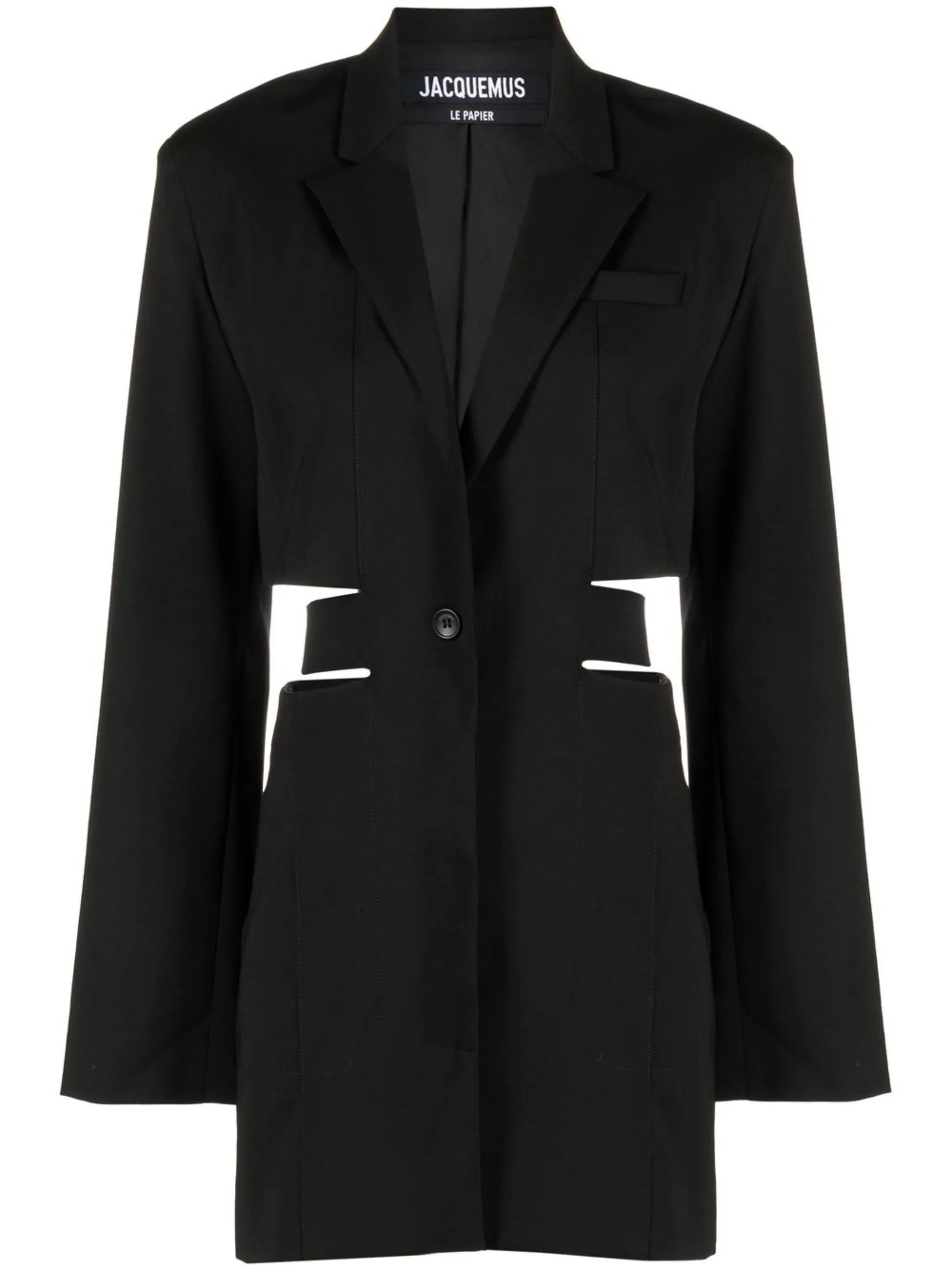 Bari cut-out blazer dress