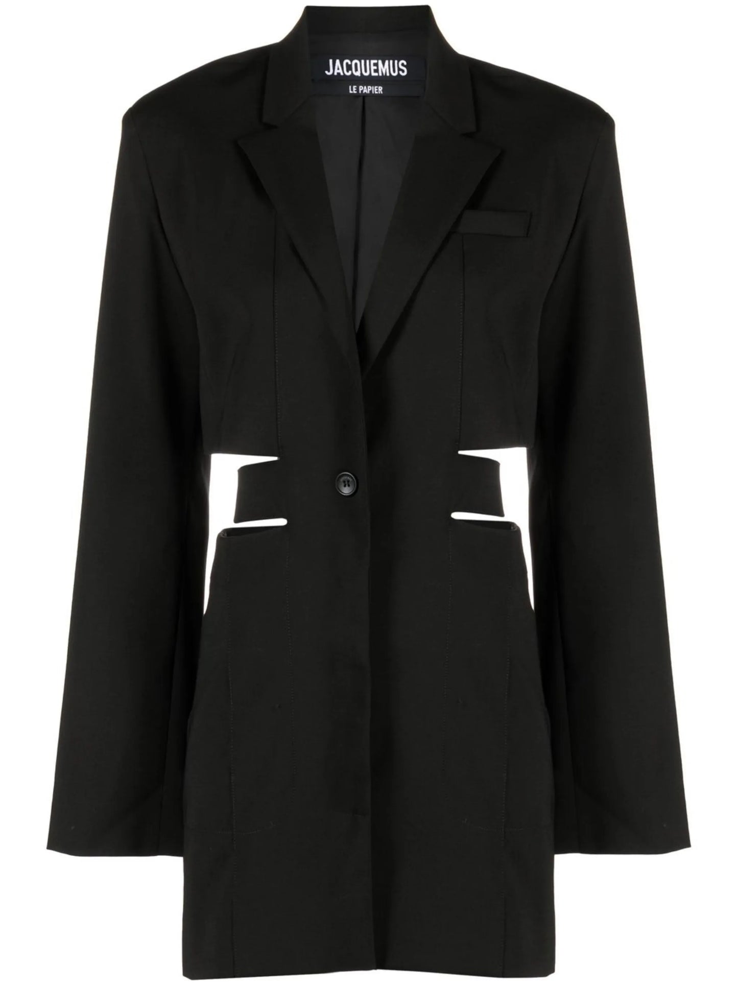 Bari cut-out blazer dress