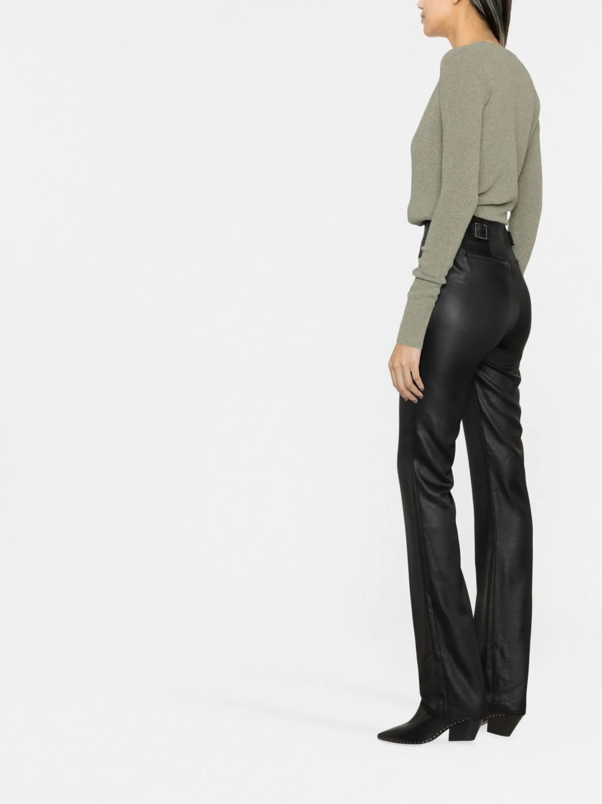 adjustable slim-fit trousers