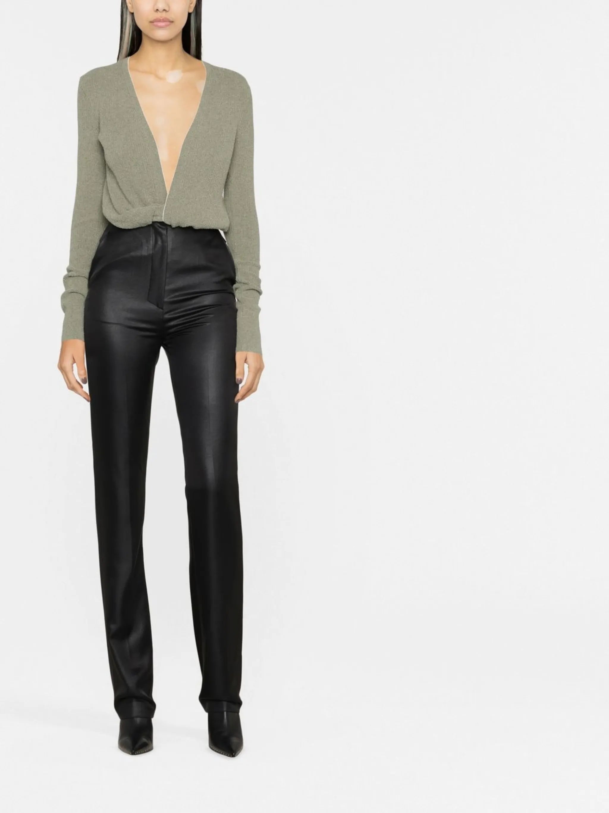 adjustable slim-fit trousers