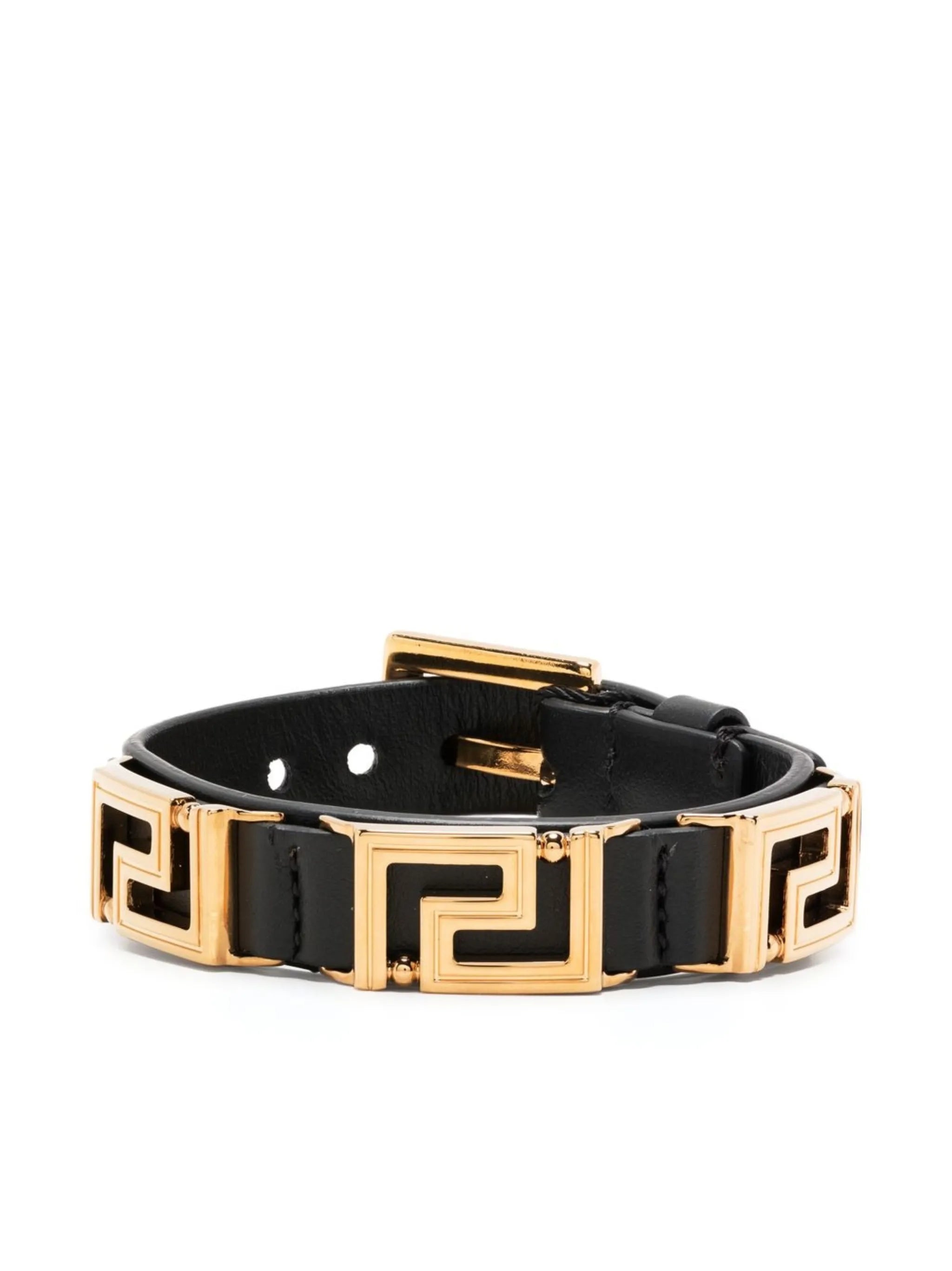 Greca Goddess leather bracelet