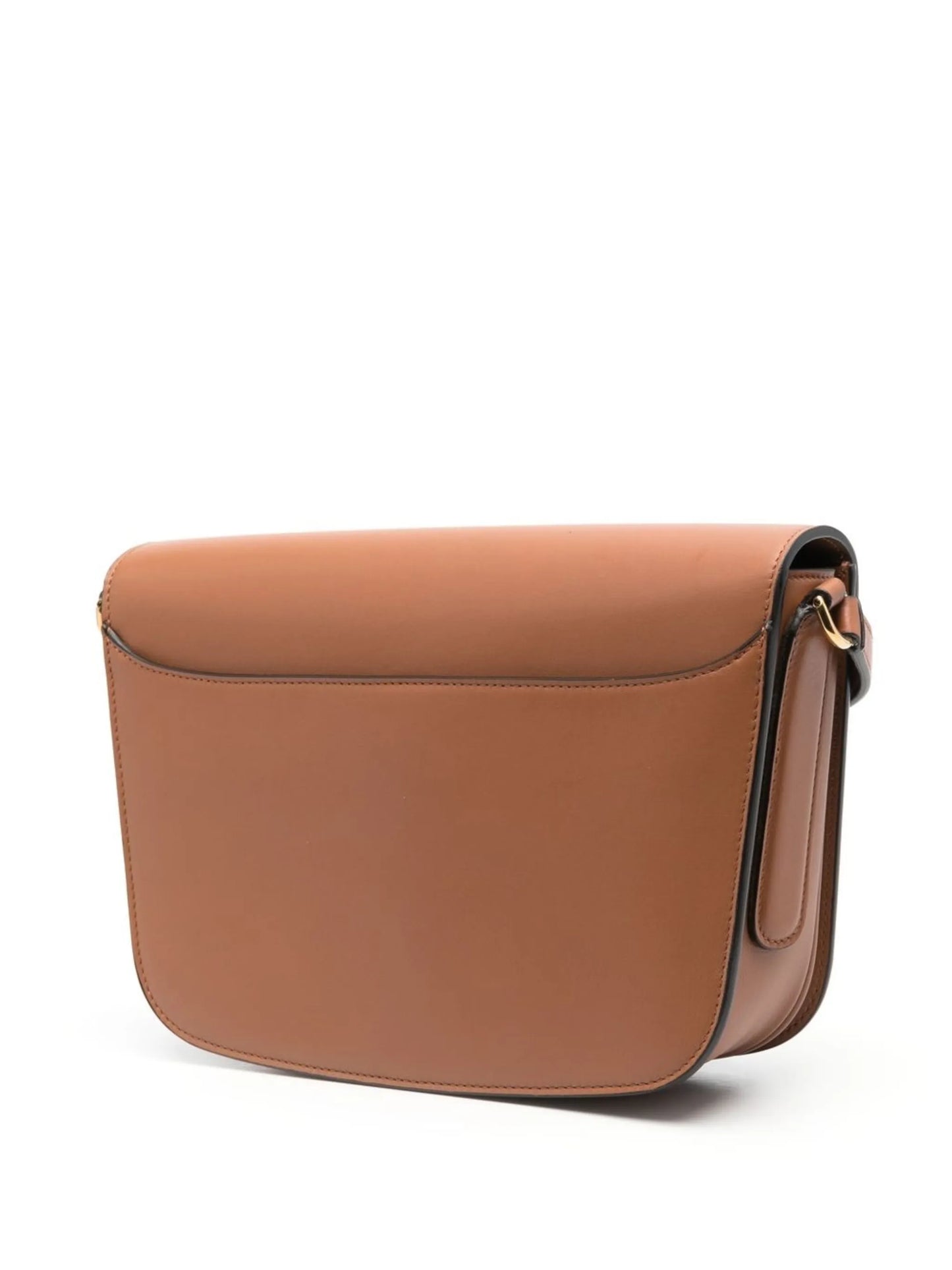 Trapezio leather crossbody bag