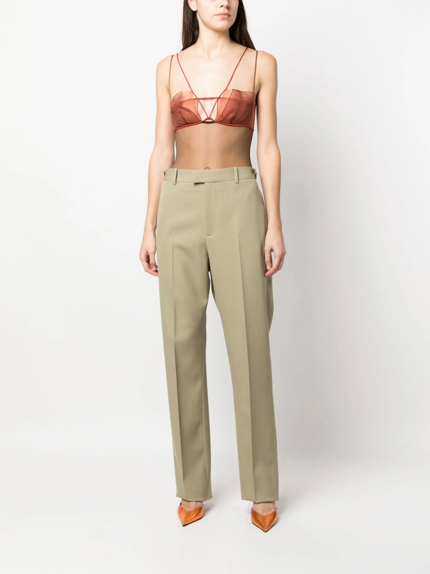 sheer layered tulle body