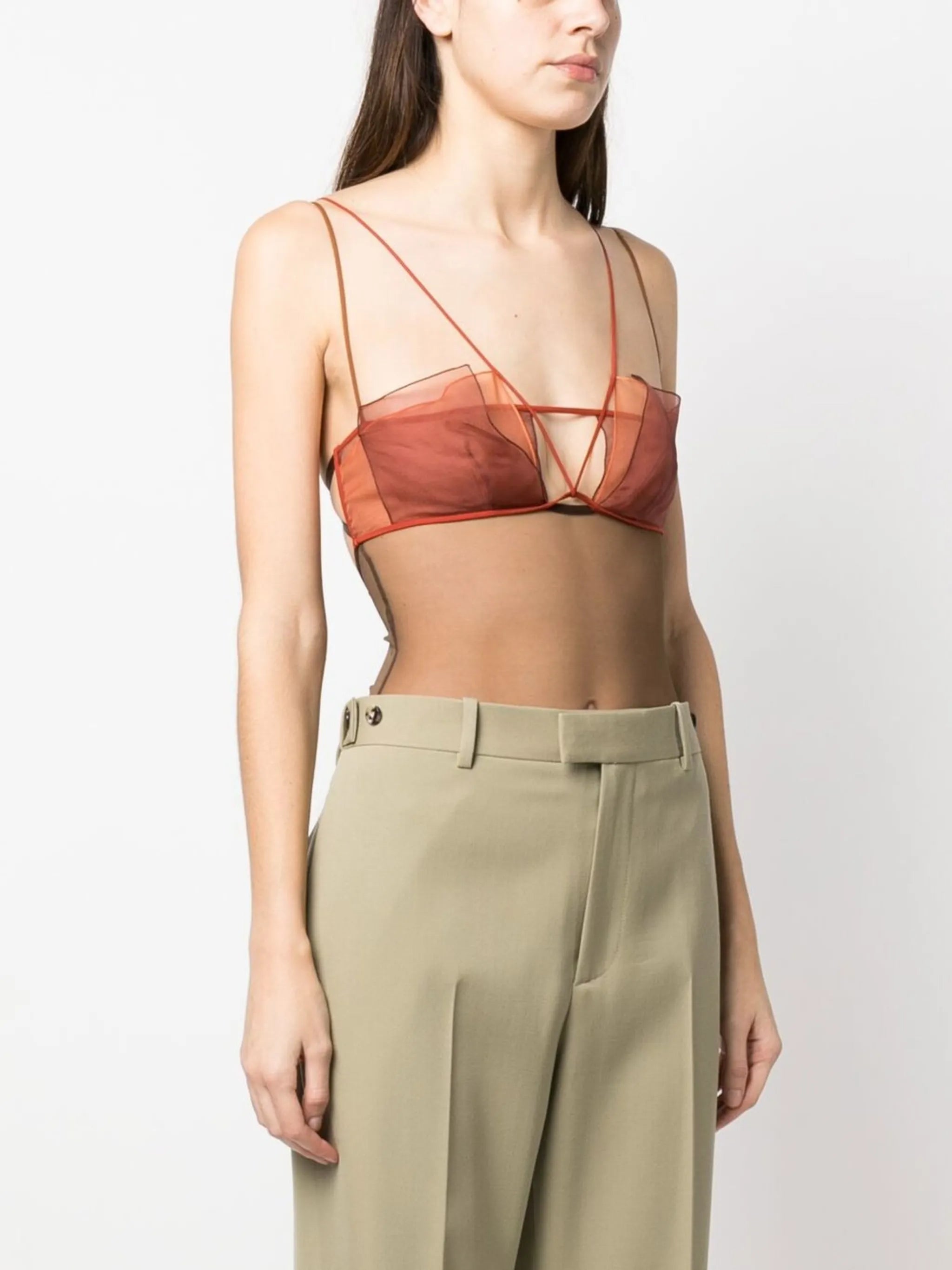sheer layered tulle body