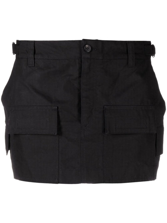 cargo mini skirt