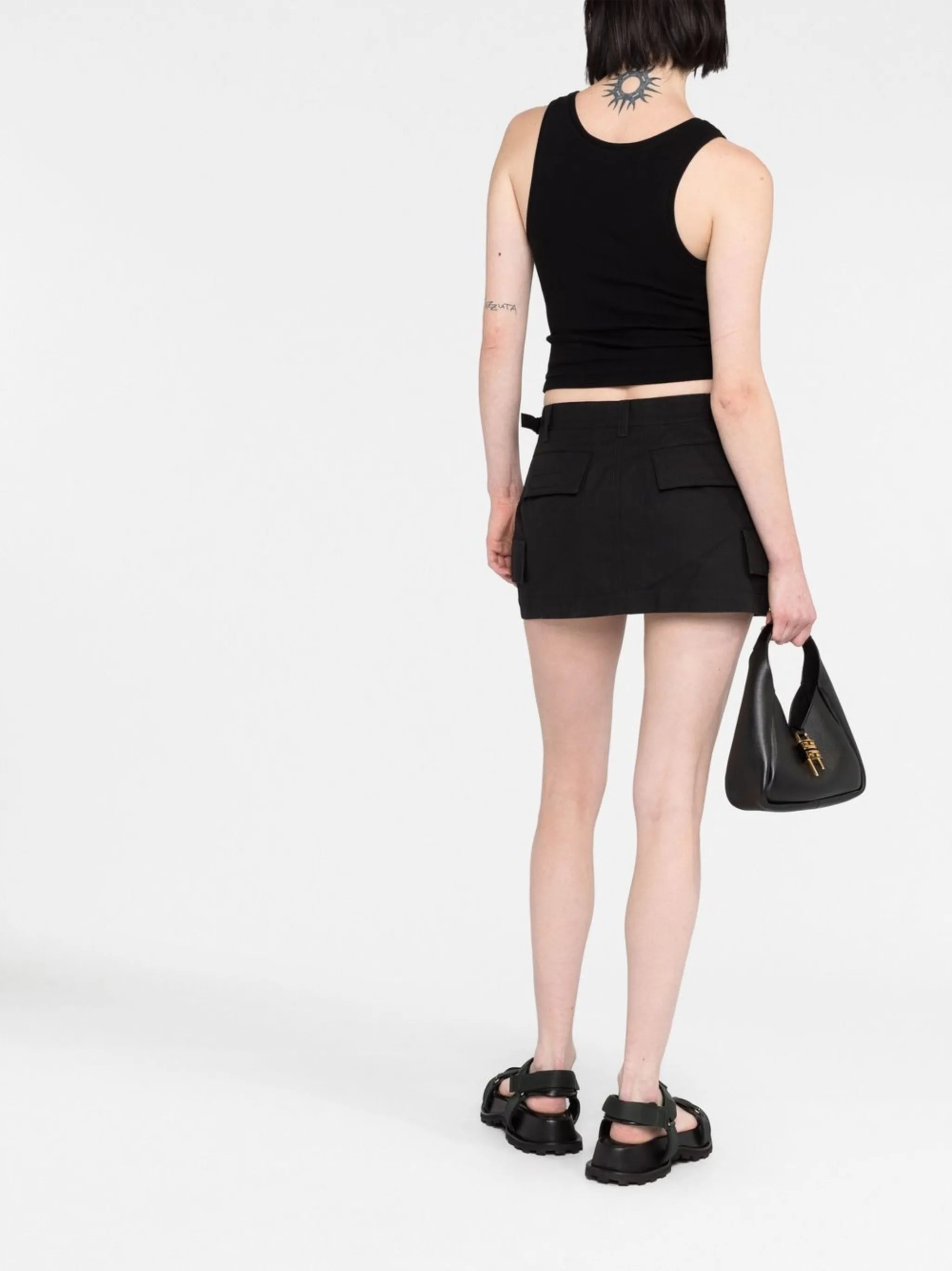 cargo mini skirt