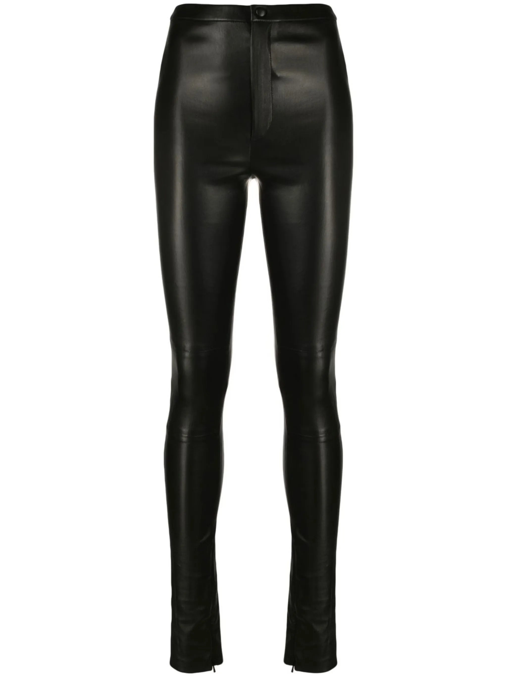 skinny leather trousers