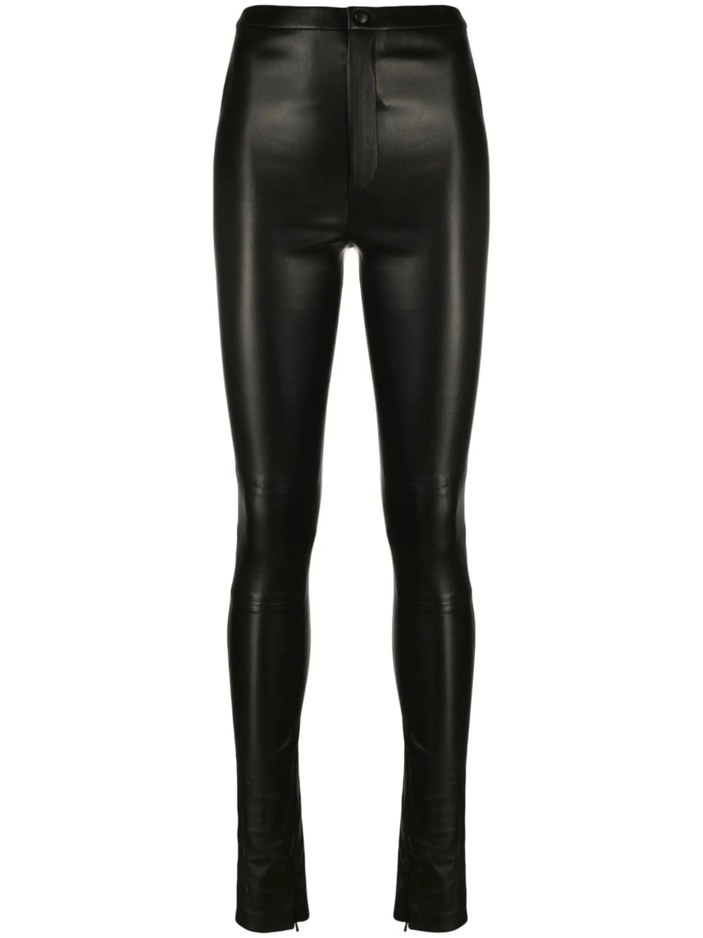 skinny leather trousers