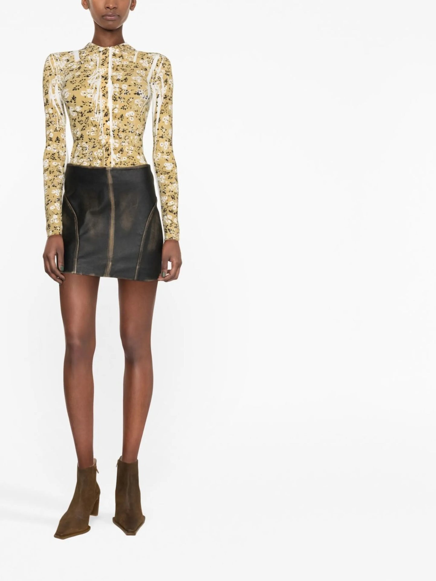 Wallflower distressed-effect shirt