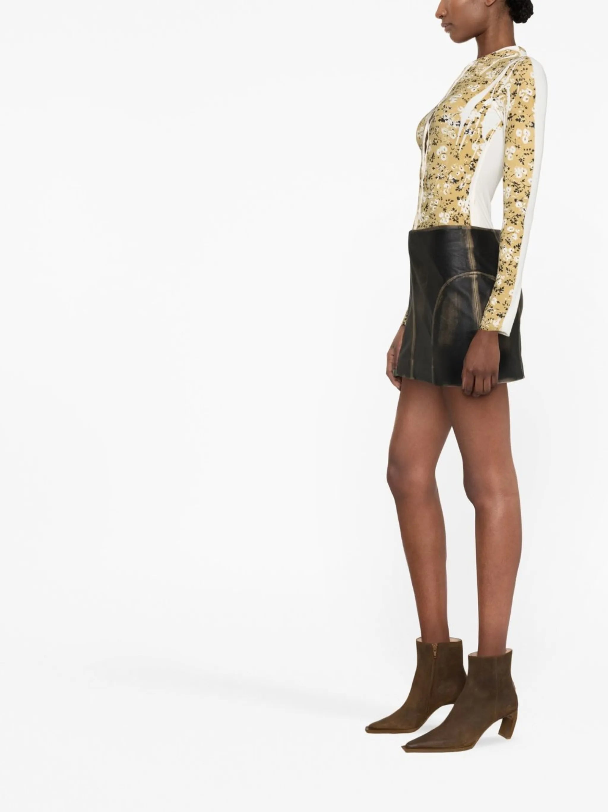 Wallflower distressed-effect shirt
