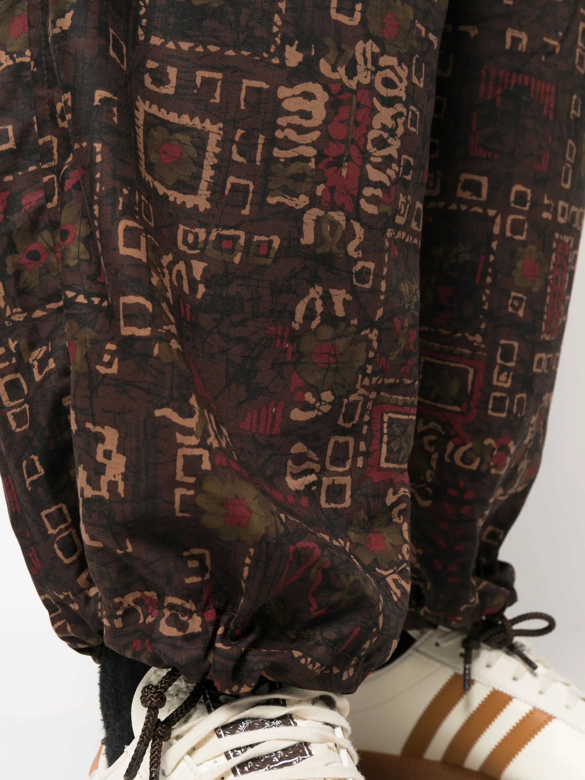 graphic-print drawstring track pants