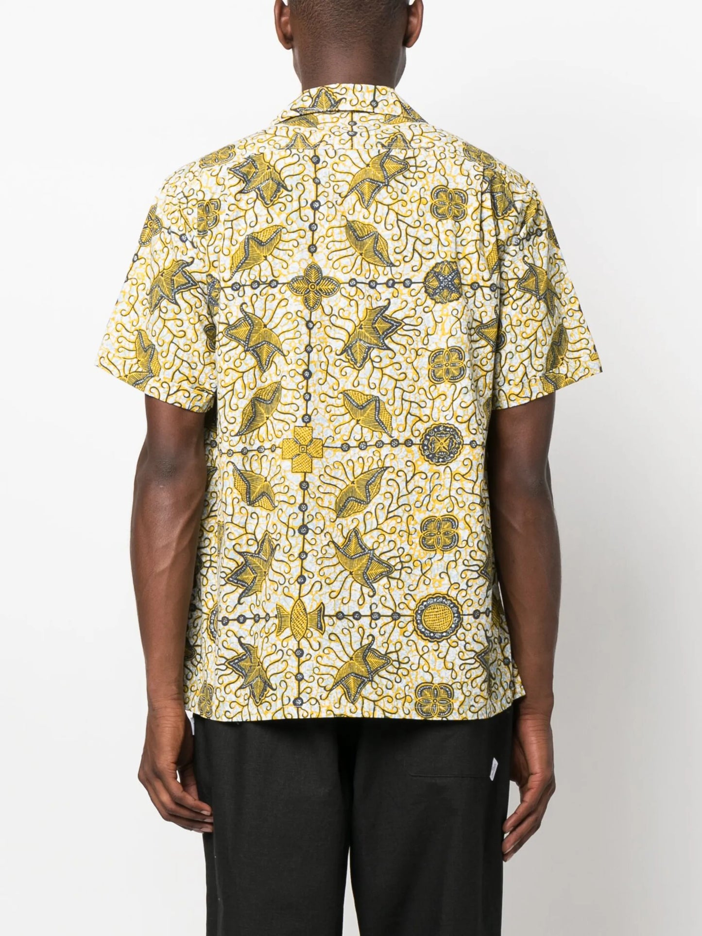 Batik style-print shirt