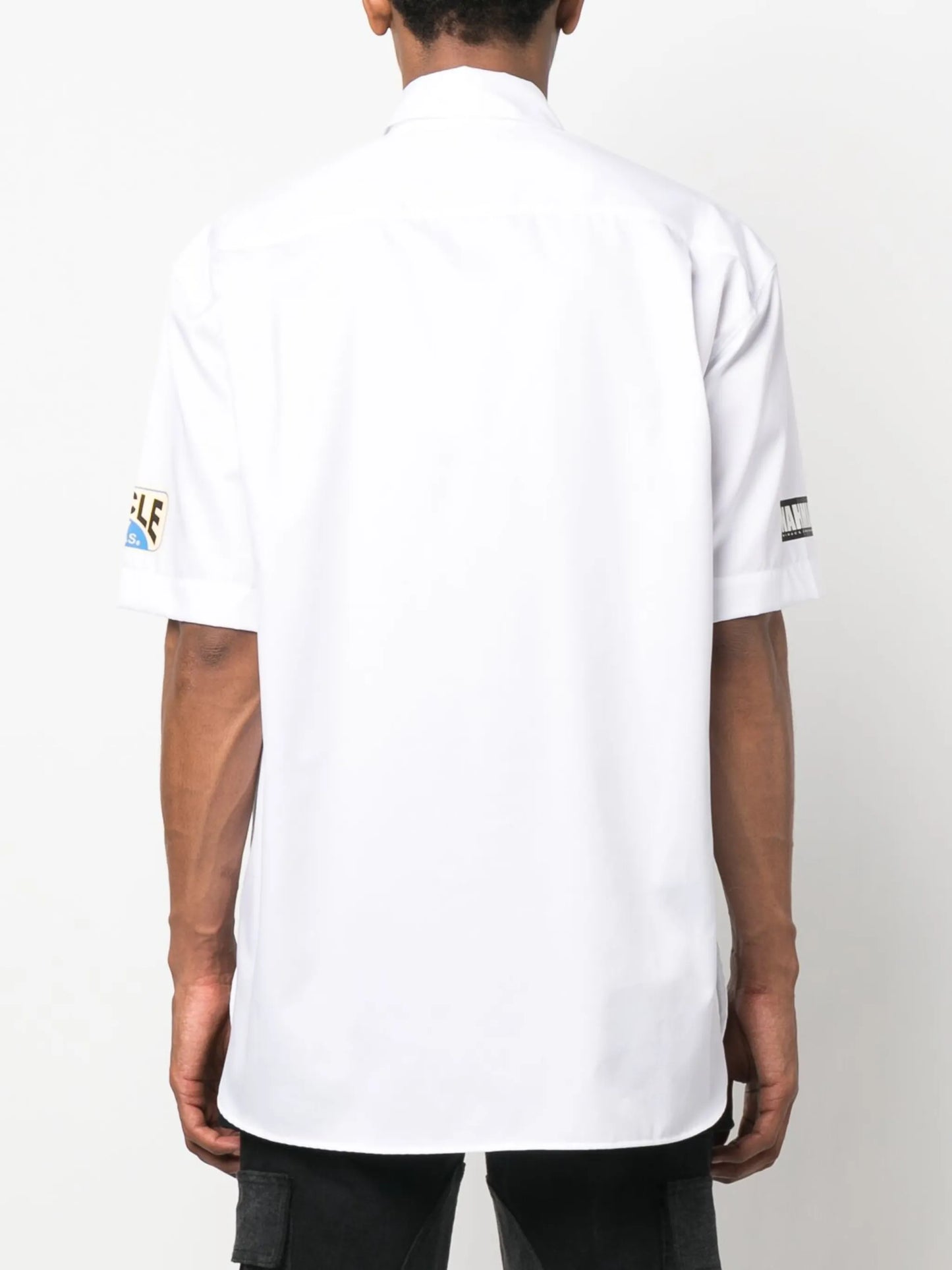 logo-print short-sleeved shirt