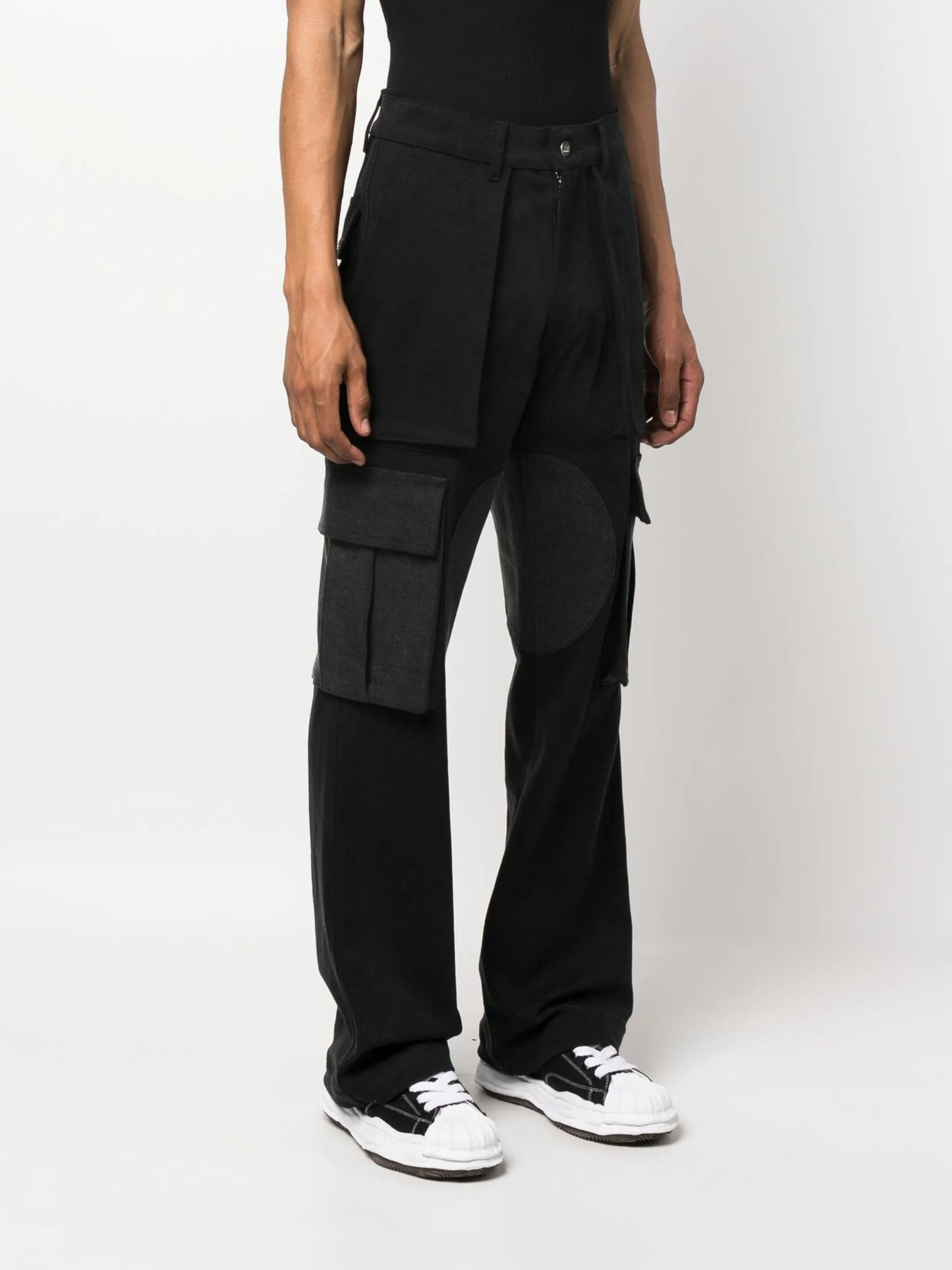 flared cargo trousers