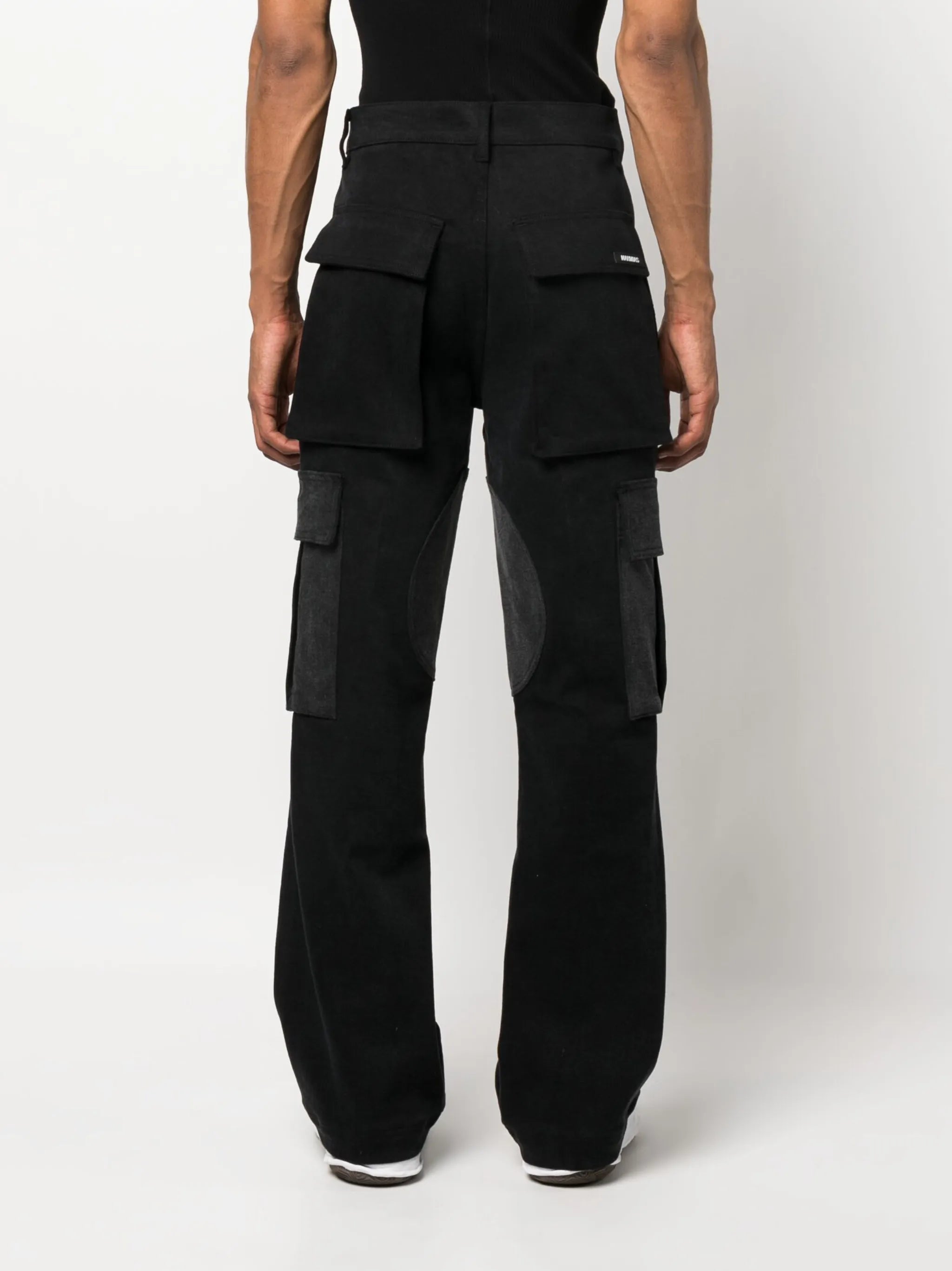flared cargo trousers
