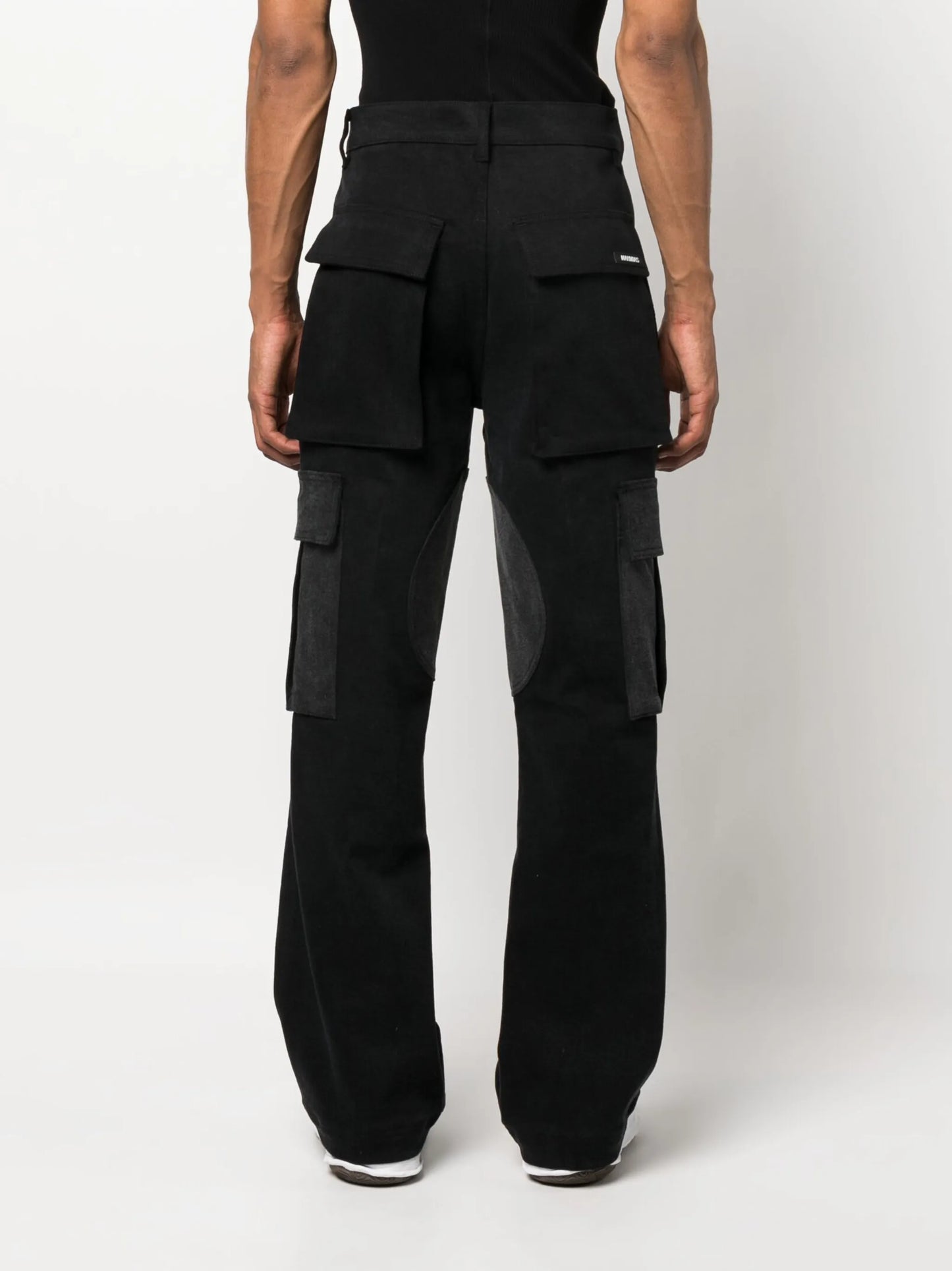flared cargo trousers