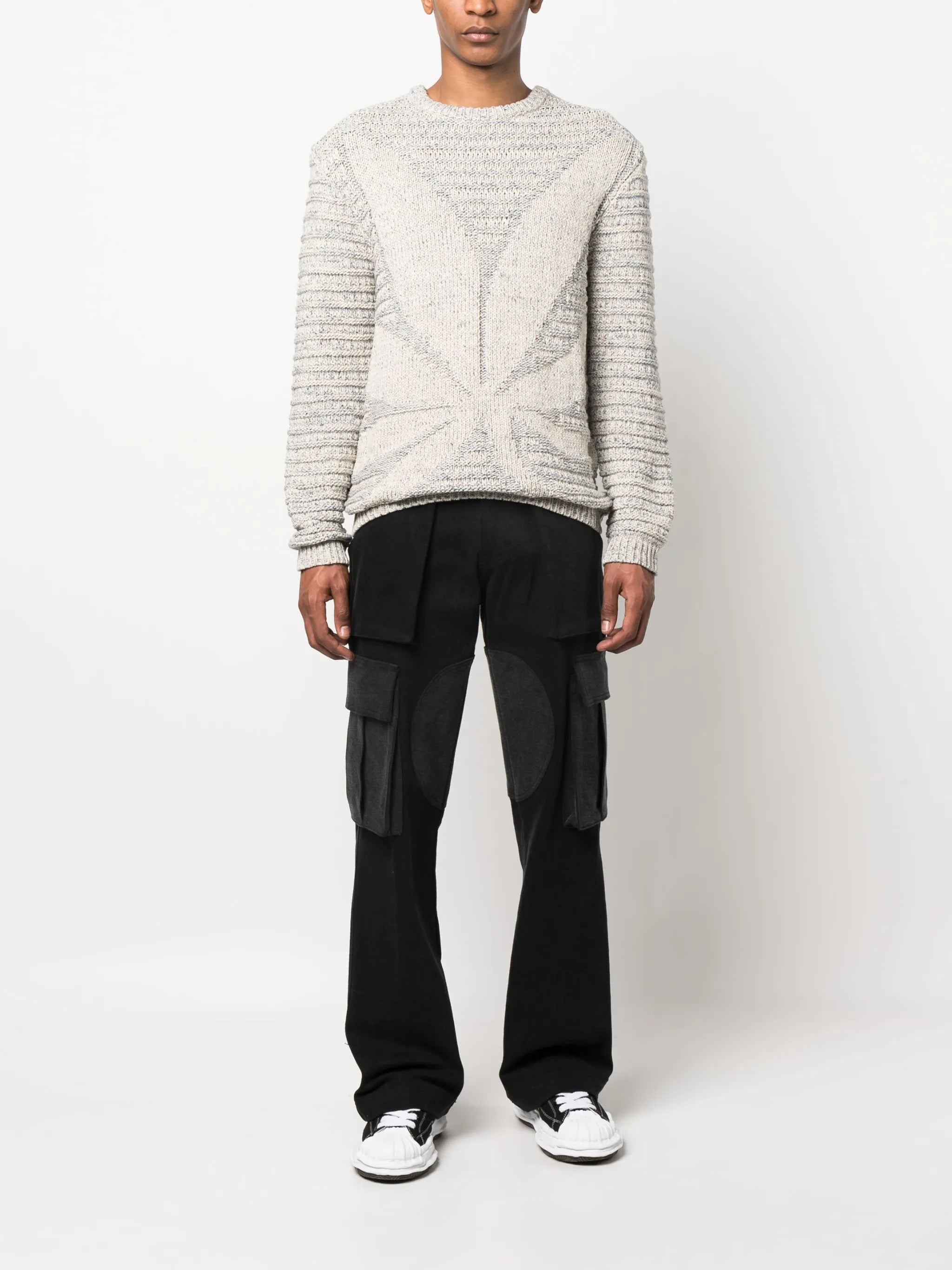 flared cargo trousers