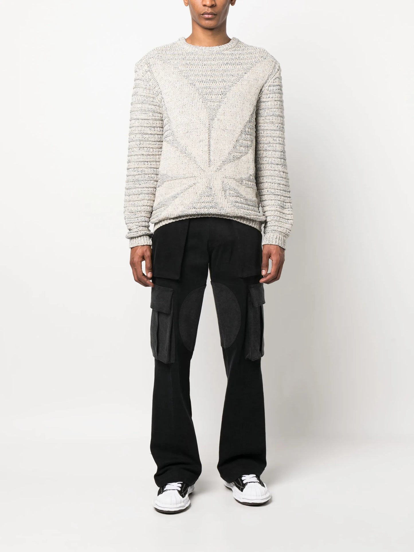 flared cargo trousers