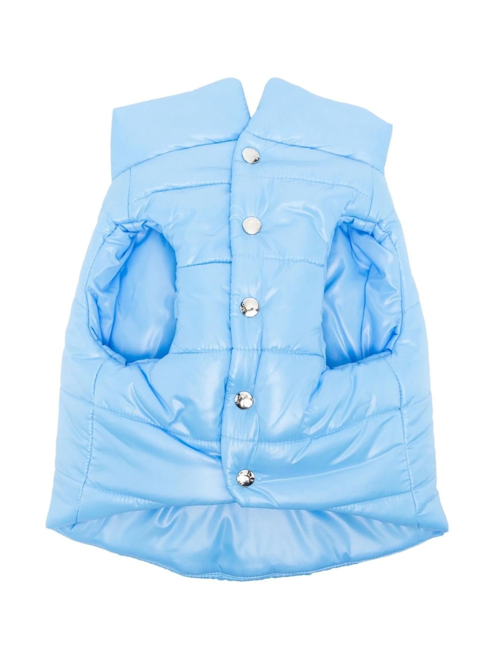 Poldo vinyl dog puffer-jacket